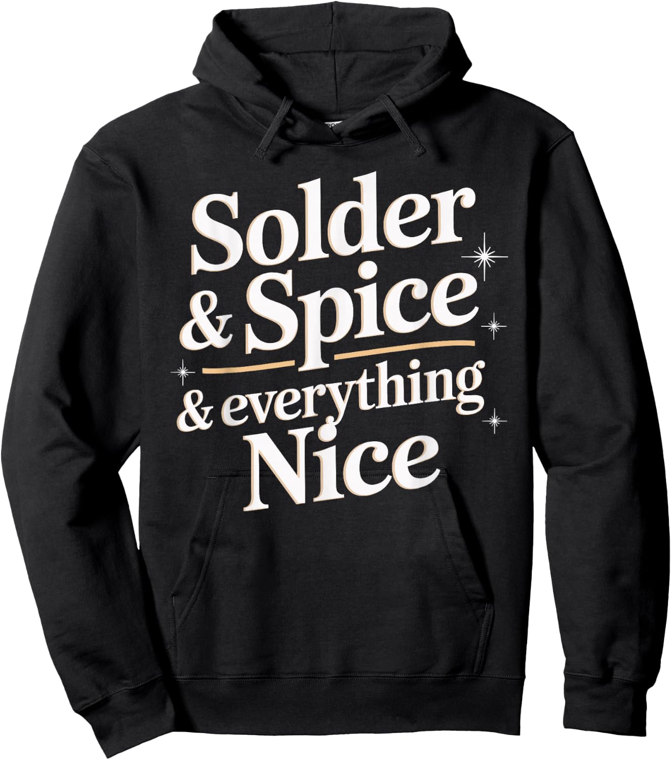 Unique Goldsmith Solder and Spice Design for Artisans Hoodie - Hoodie | Black