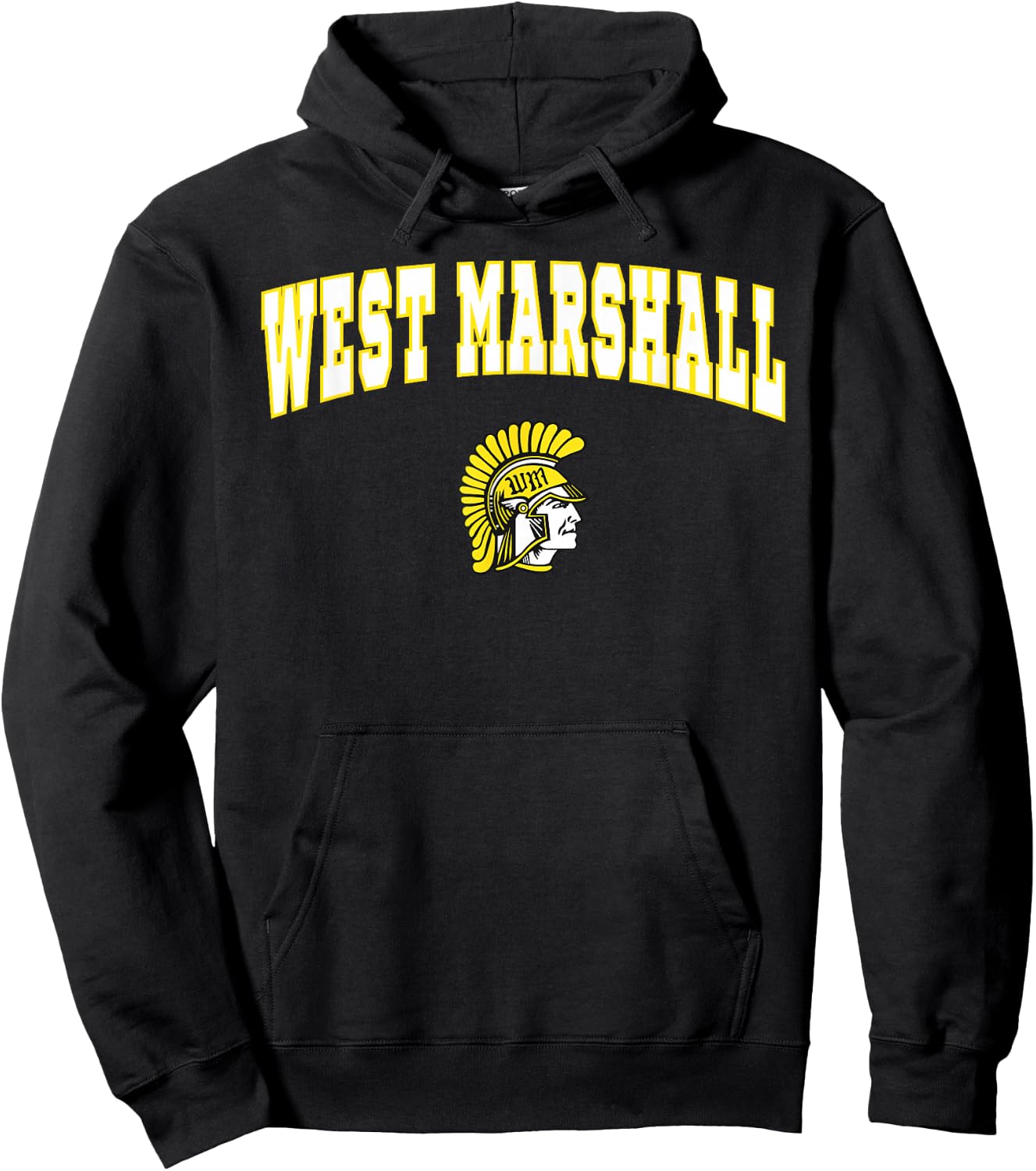 West Marshall High School Trojans Hoodie - Hoodie | Black