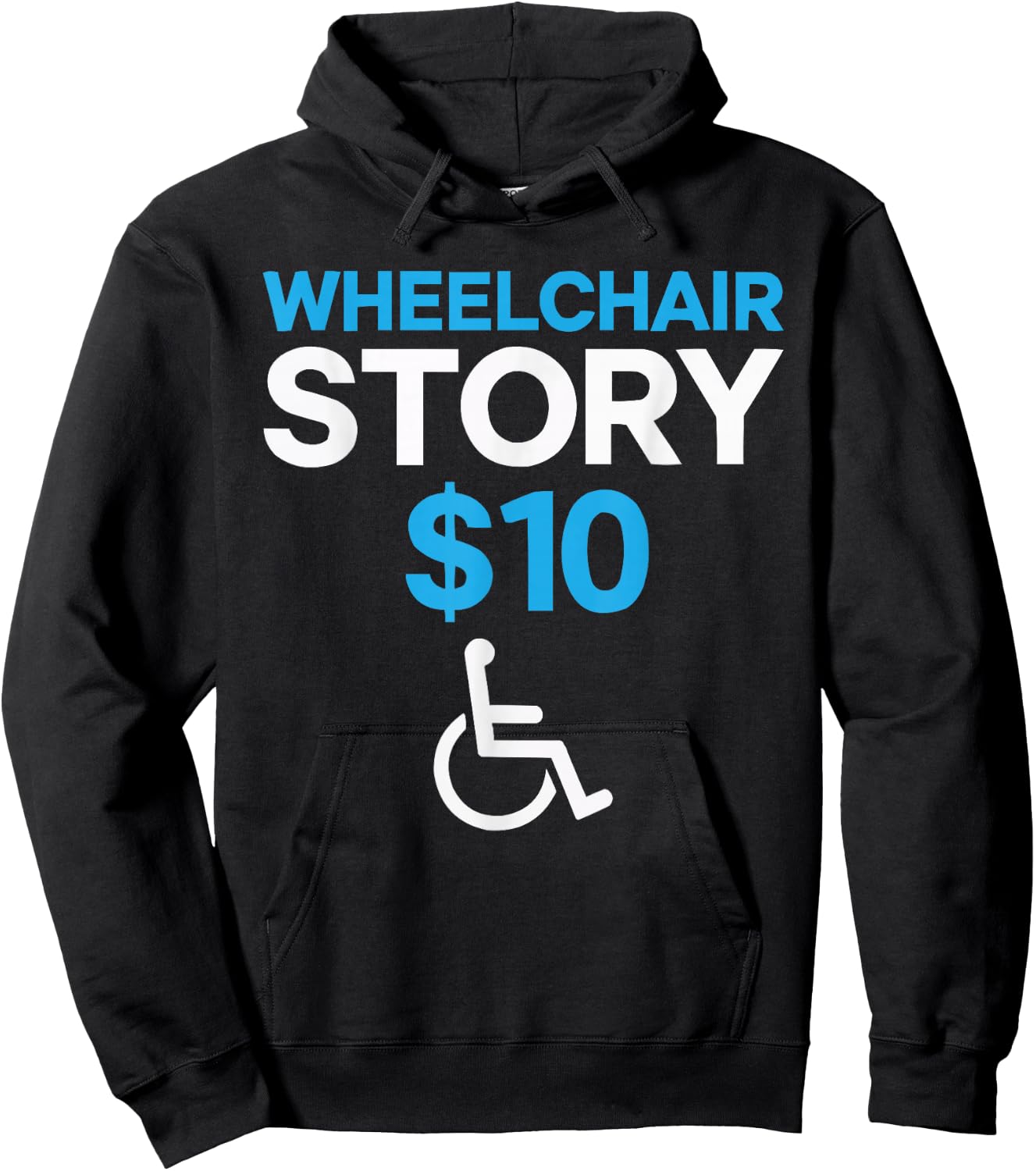 Wheelchair User Paraplegic Disabled Disability Handicap Hoodie - Hoodie | Black