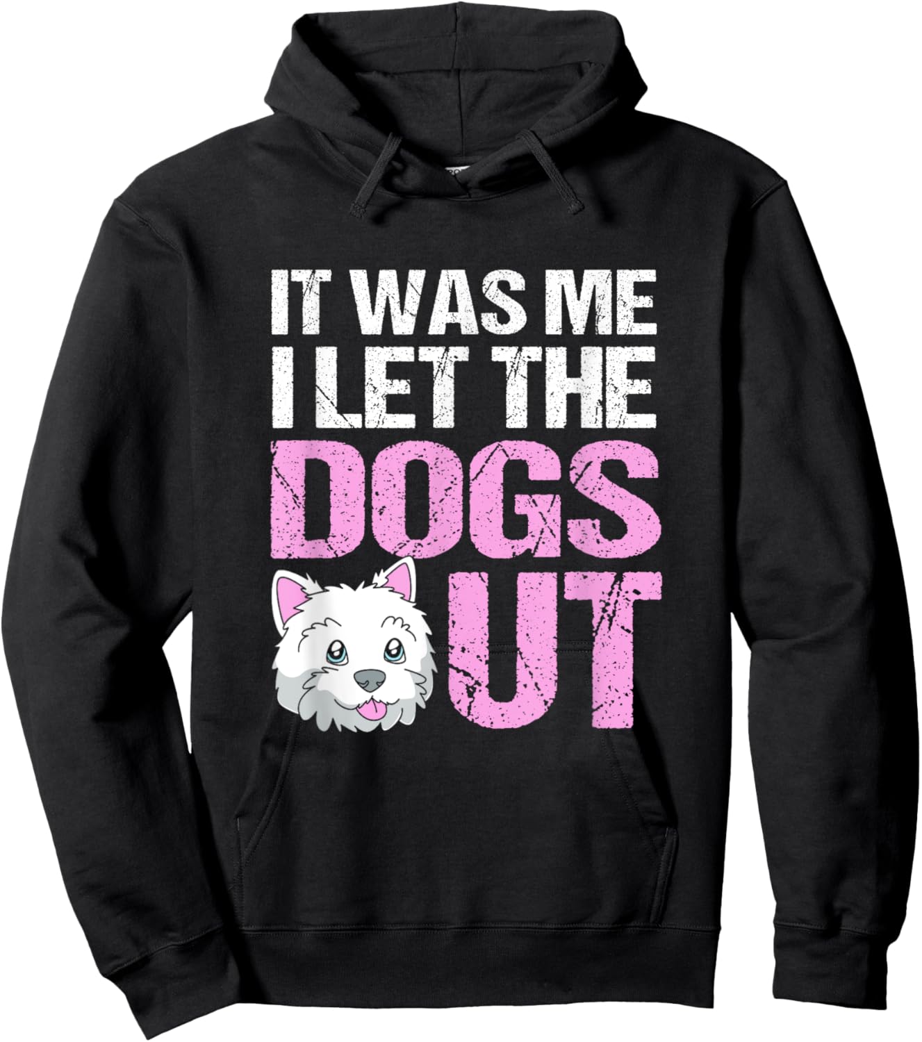Funny Dog Sitter It Was Me I Let The Dogs Out Hoodie - Hoodie | Black