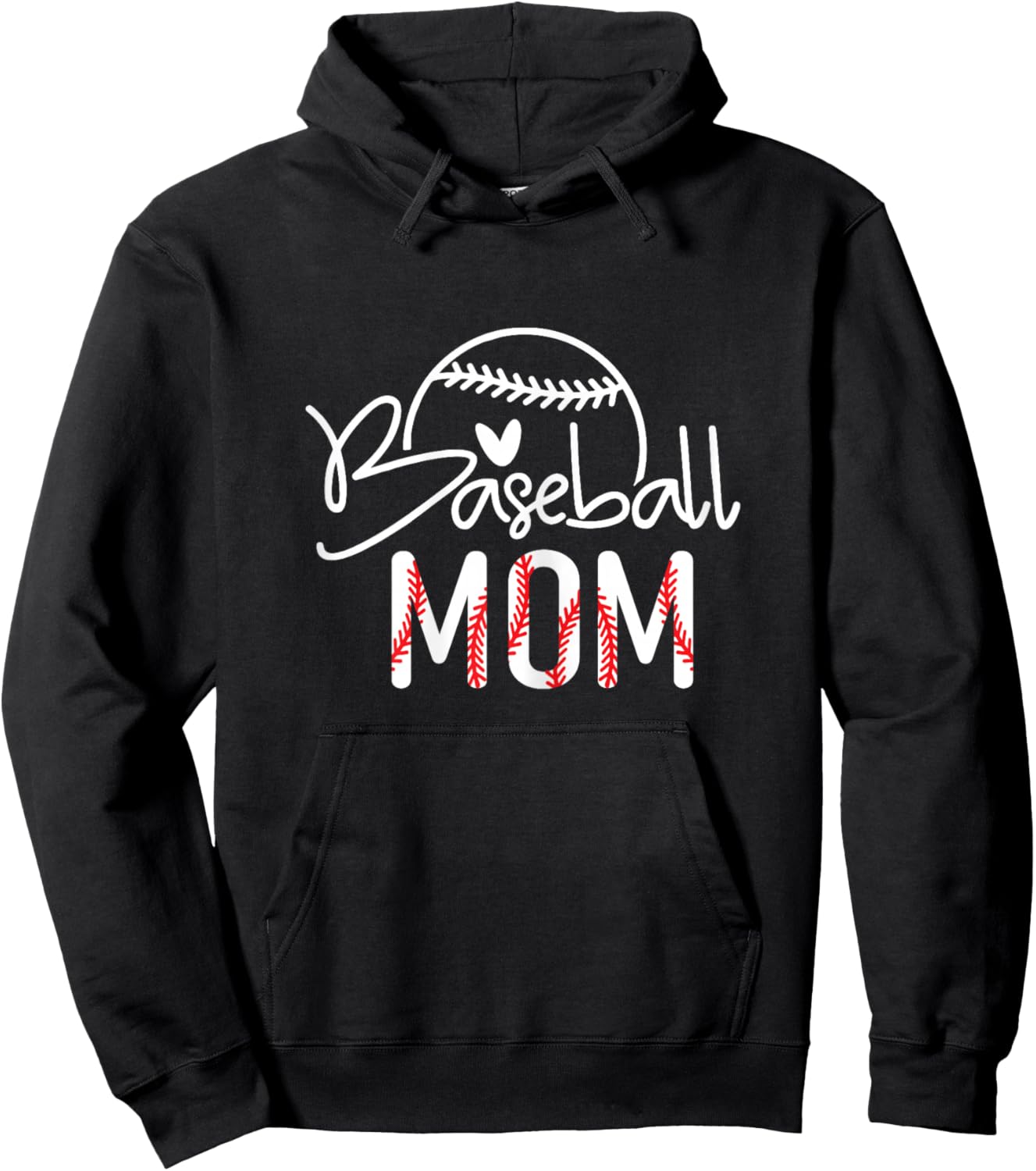 Baseball Mom Baseball Player Game Day Sports Mom Hoodie - Hoodie | Black