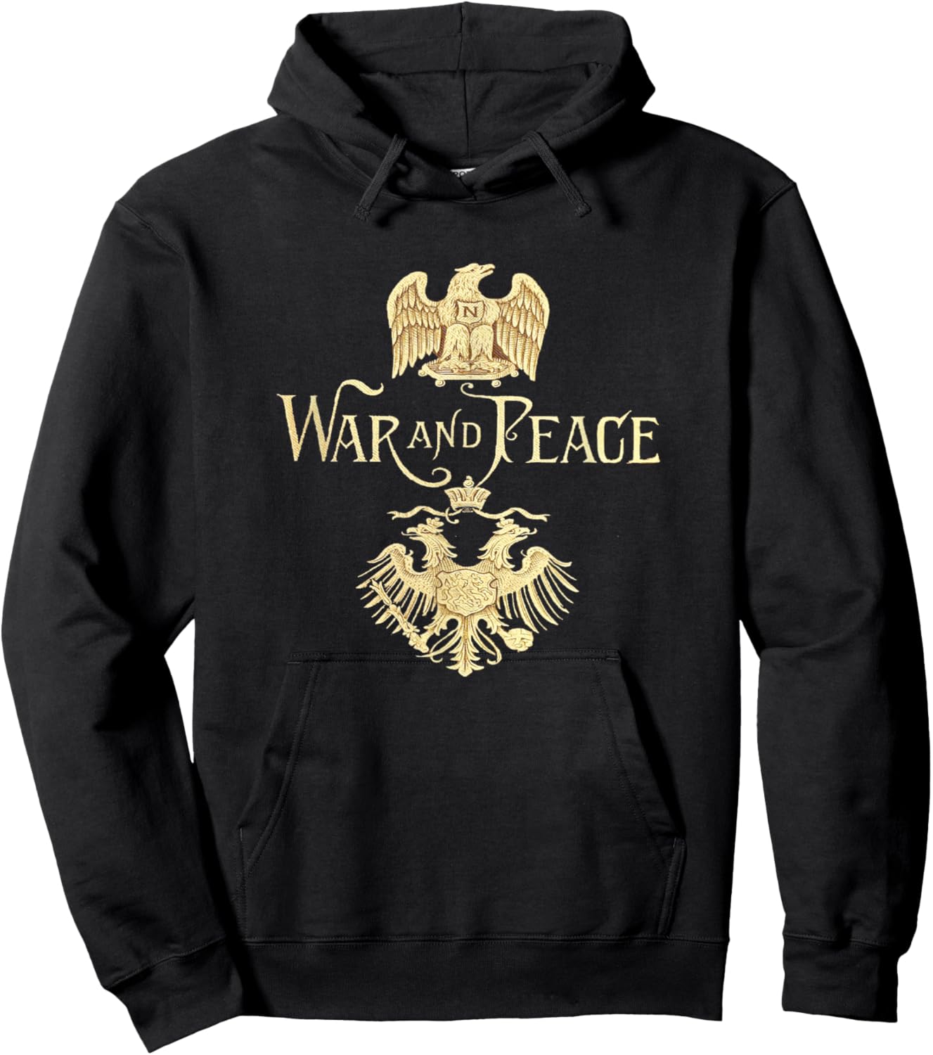 War and Peace Leo Tolstoy Hoodie - Hoodie | Black