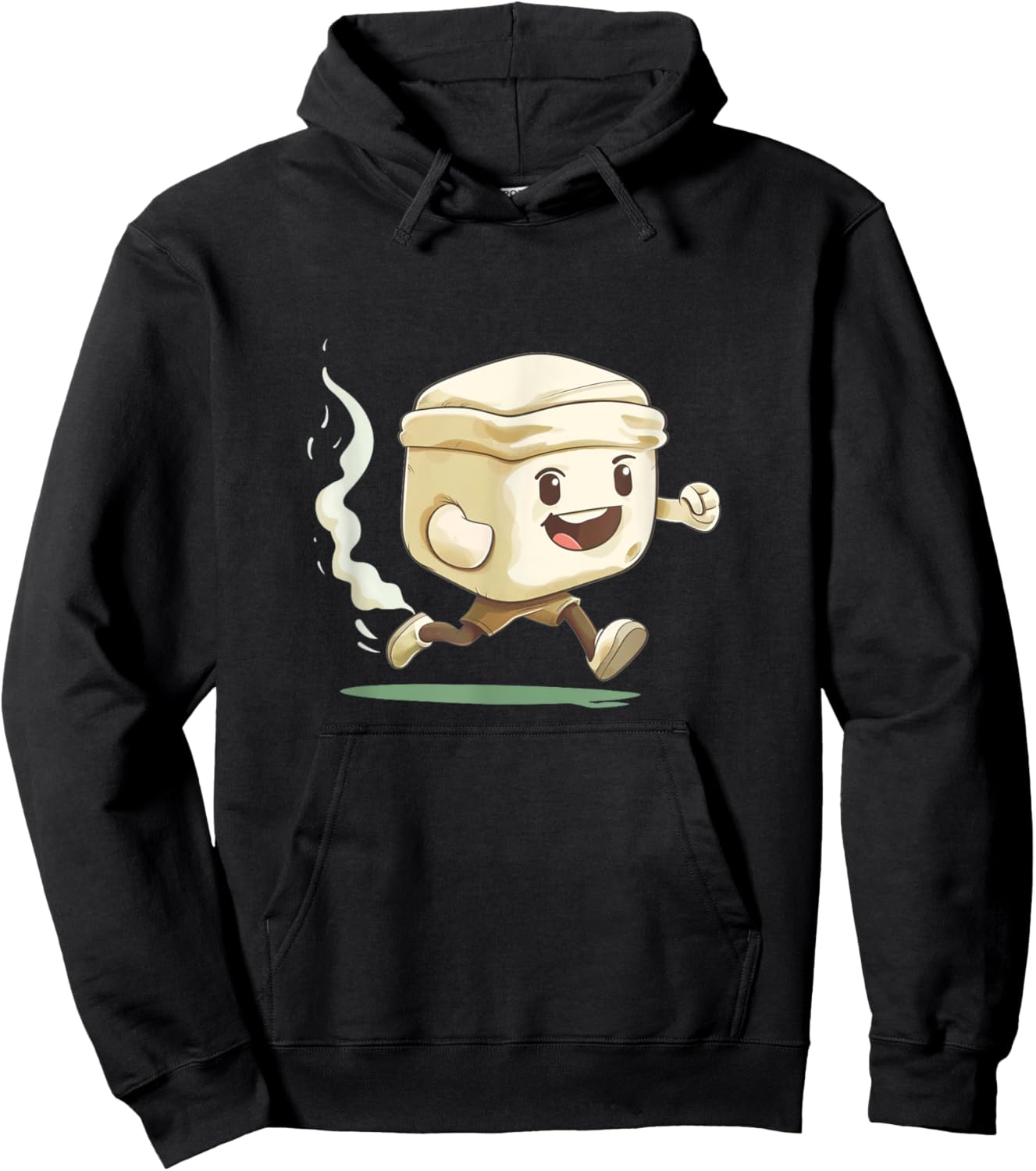 Sport Marshmallow with Headband for Sports Lovers Hoodie - Hoodie | Black