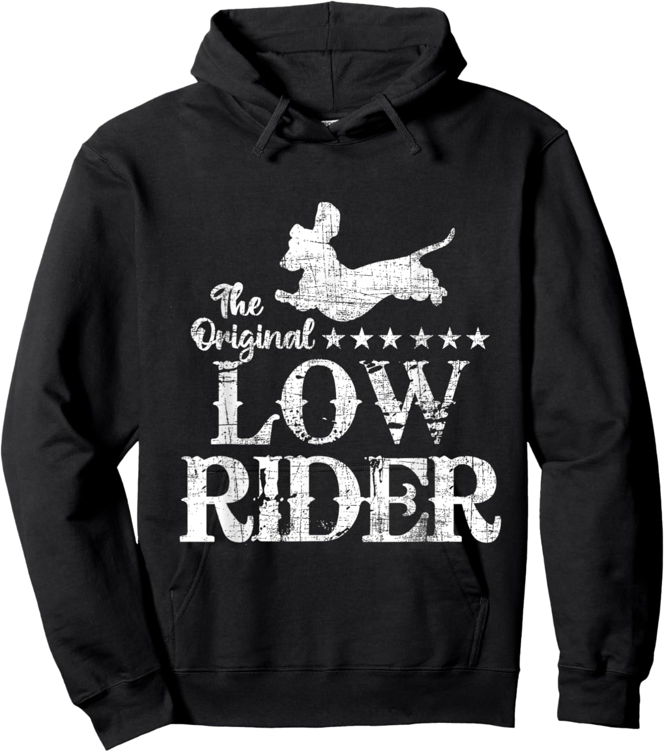 The Original Low Rider - Dachshund Dog Lover Pet Owner Men Women Kids Hoodie - Hoodie | Black