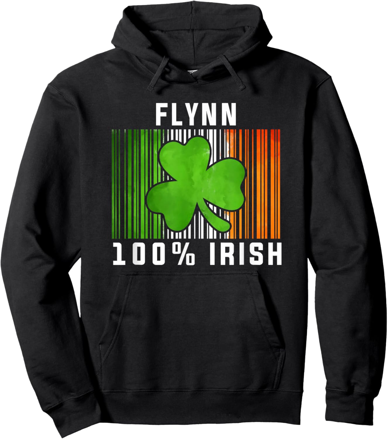 Flynn Irish Family Name Hoodie - Hoodie | Black