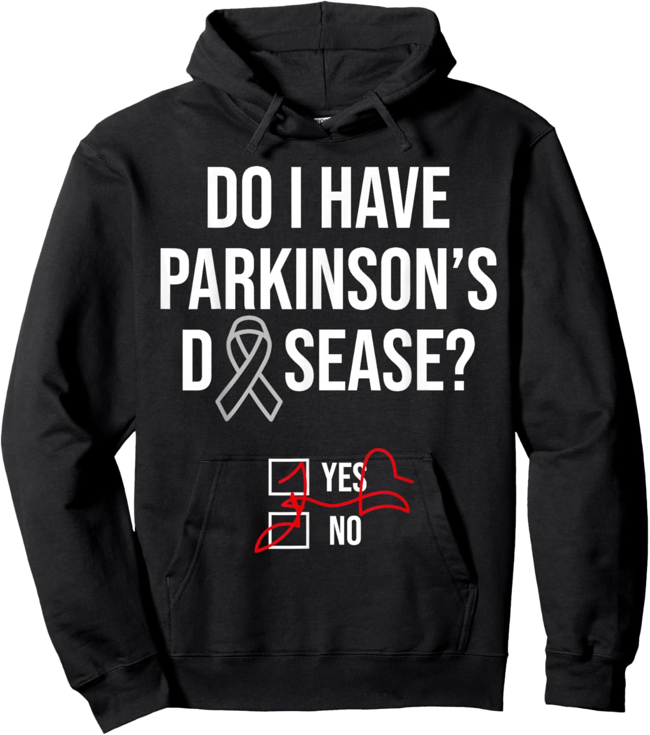 Do I have Parkinson's Disease Silver Ribbon for Warriors Hoodie - Hoodie | Black