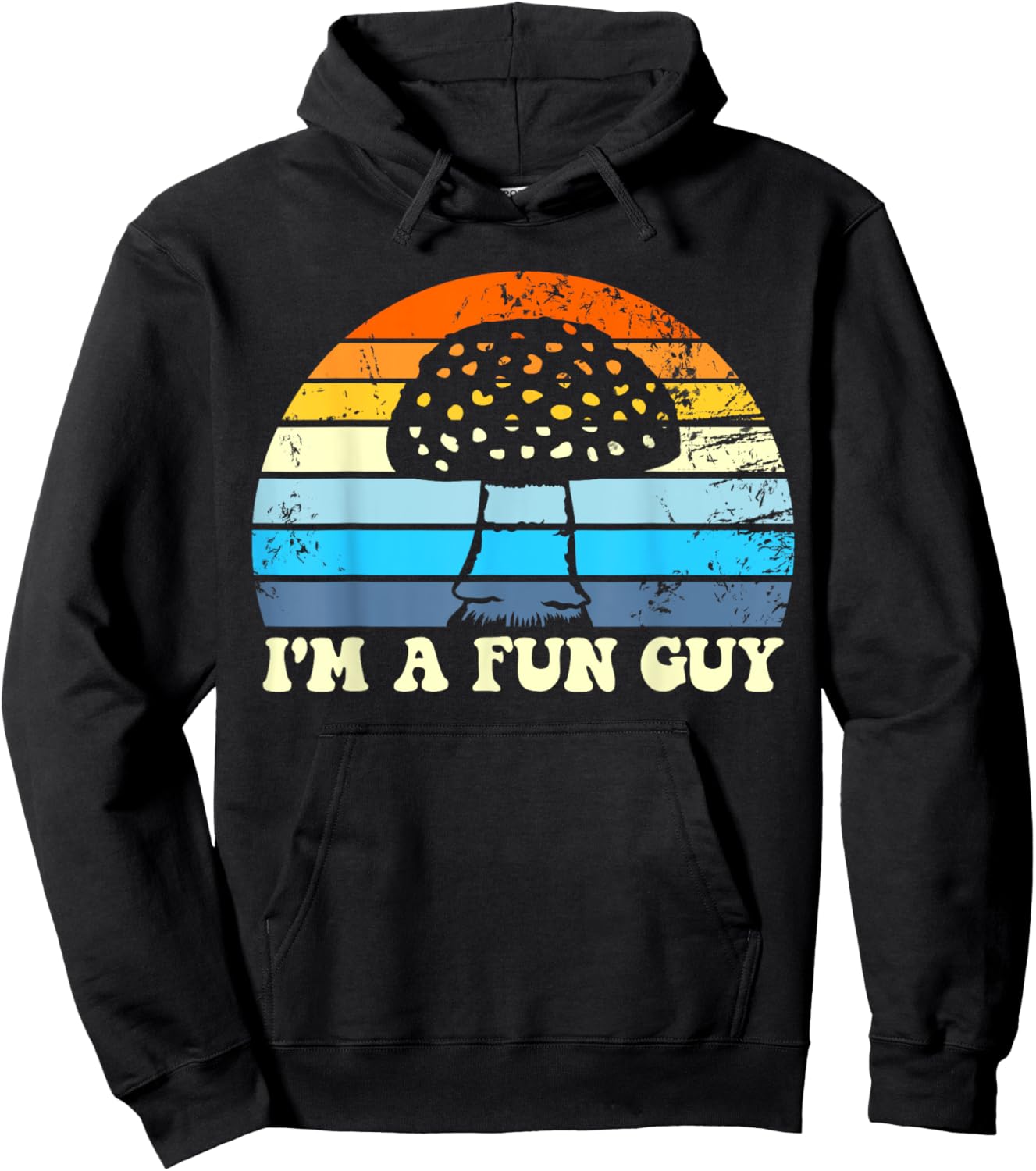 I'm A Funguy Funny Mushroom Fungi Men's I'm A Funguy Hoodie - Hoodie | Black