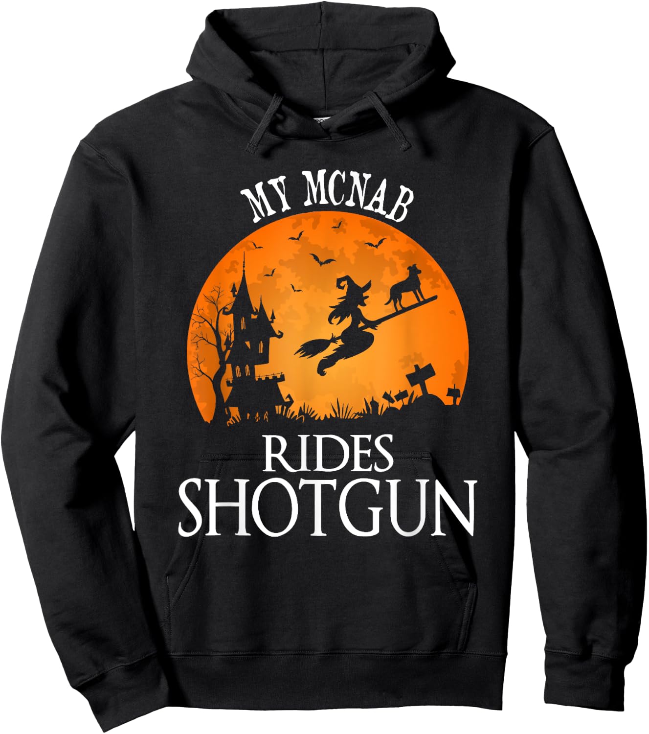 Mcnab Rides Shotgun Dog Lover Party Women Hoodie - Hoodie | Black