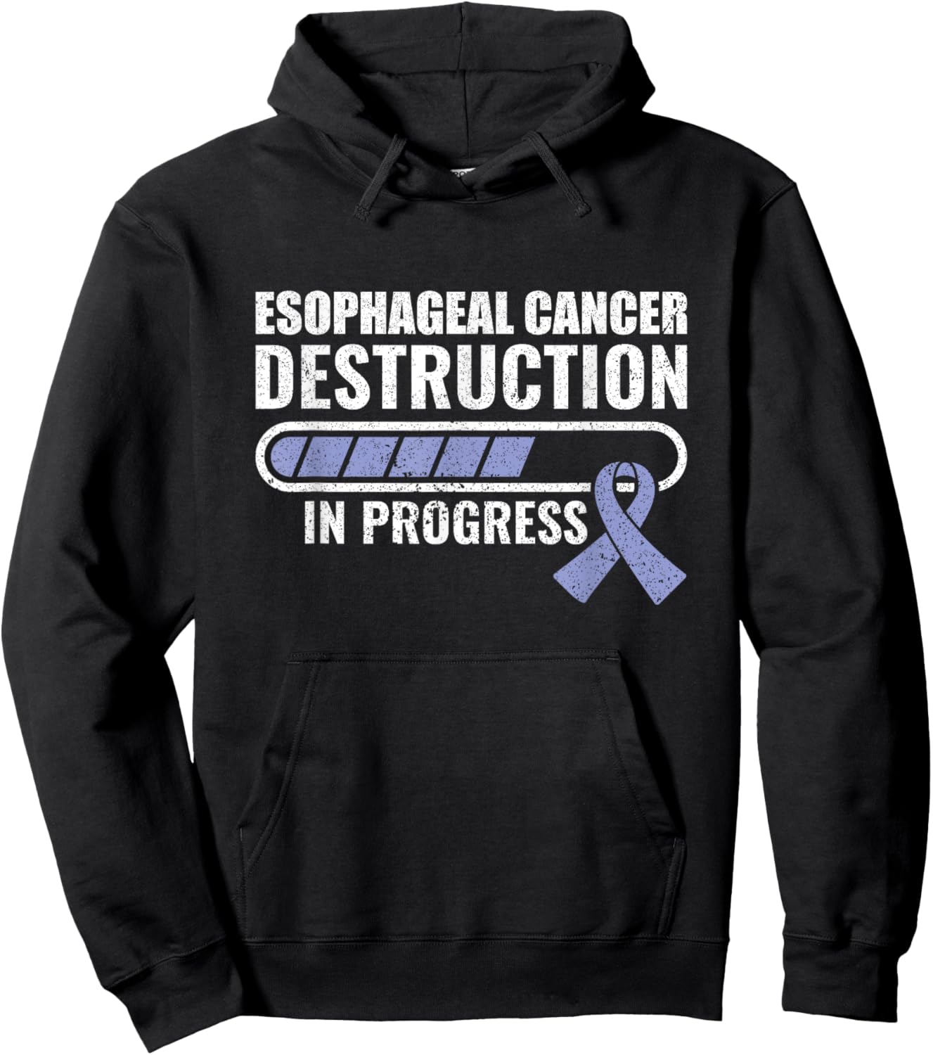 Cancer Destruction In Progress Fighter Esophageal Cancer Hoodie - Hoodie | Black