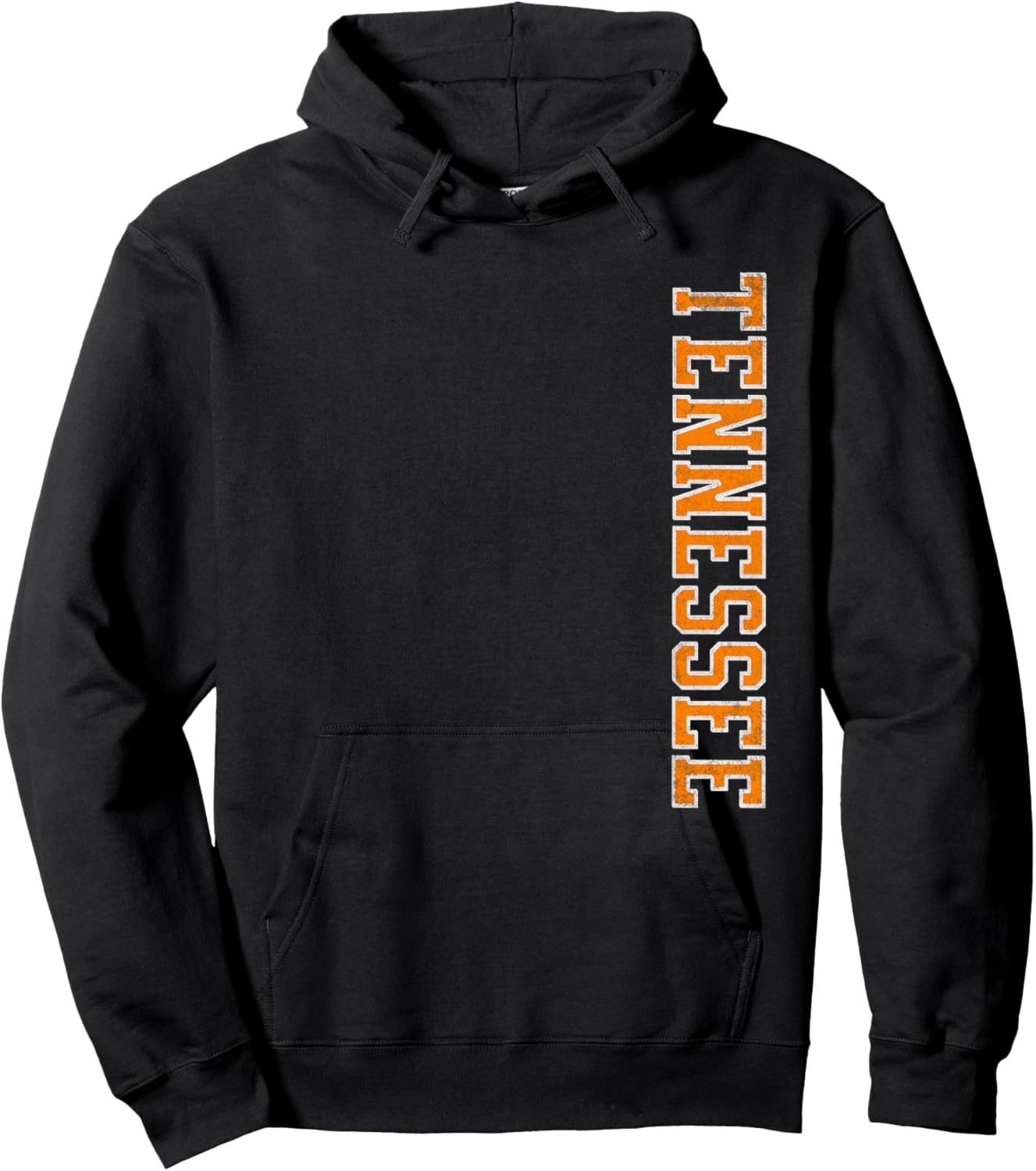 Retro Tennessee TN Orange Vintage Design Classic Hoodie - Hoodie | Black