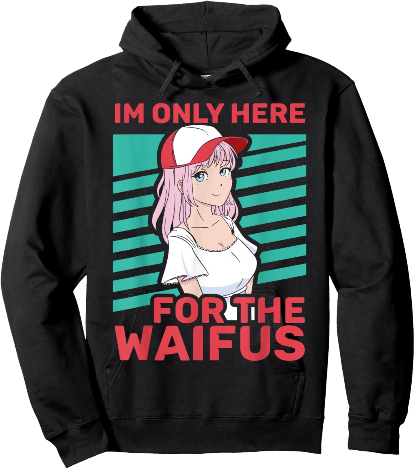 Anime Fan Waifu Lover Manga Hoodie - Hoodie | Black