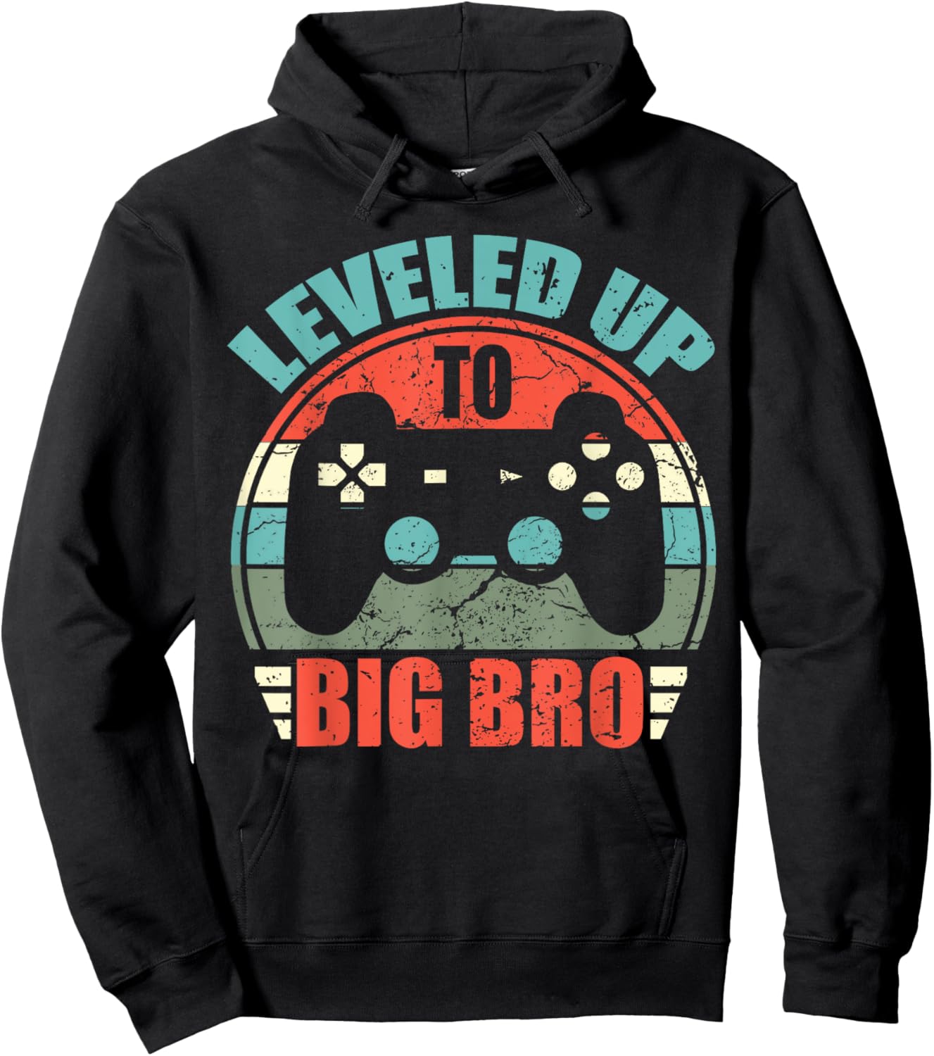 New Brother, Leveled Up To Big Bro, Promoted To Big Bro 2025 Hoodie - Hoodie | Black