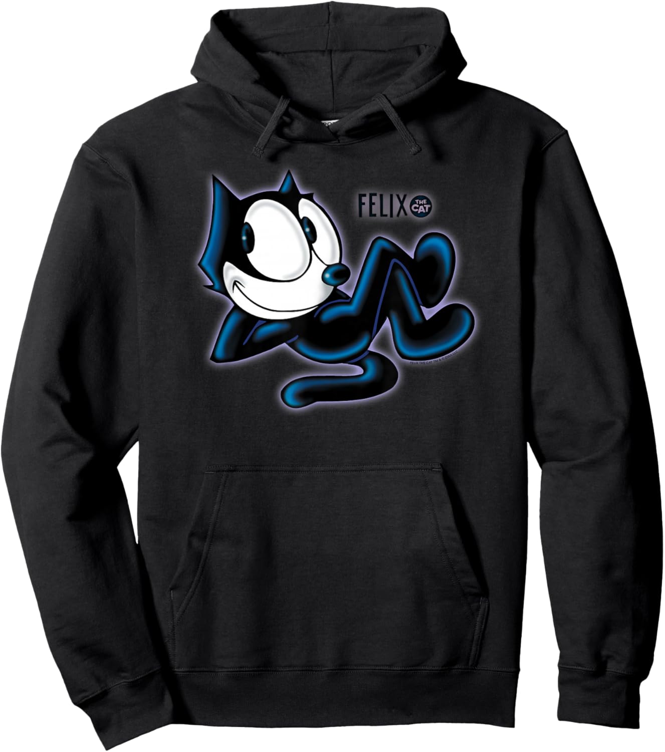 Felix The Cat Airbrush Hoodie - Hoodie | Black