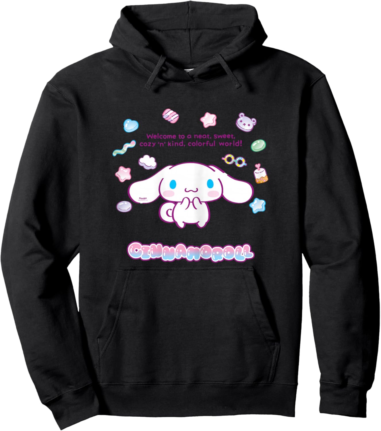Hello Kitty - Willkommen in Einer süßen Welt, Cinnamoroll Hoodie - Hoodie | Black