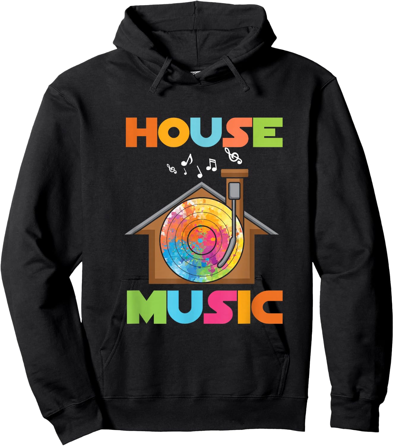 EDM - House Music Party DJ - Concert Hoodie - Hoodie | Black