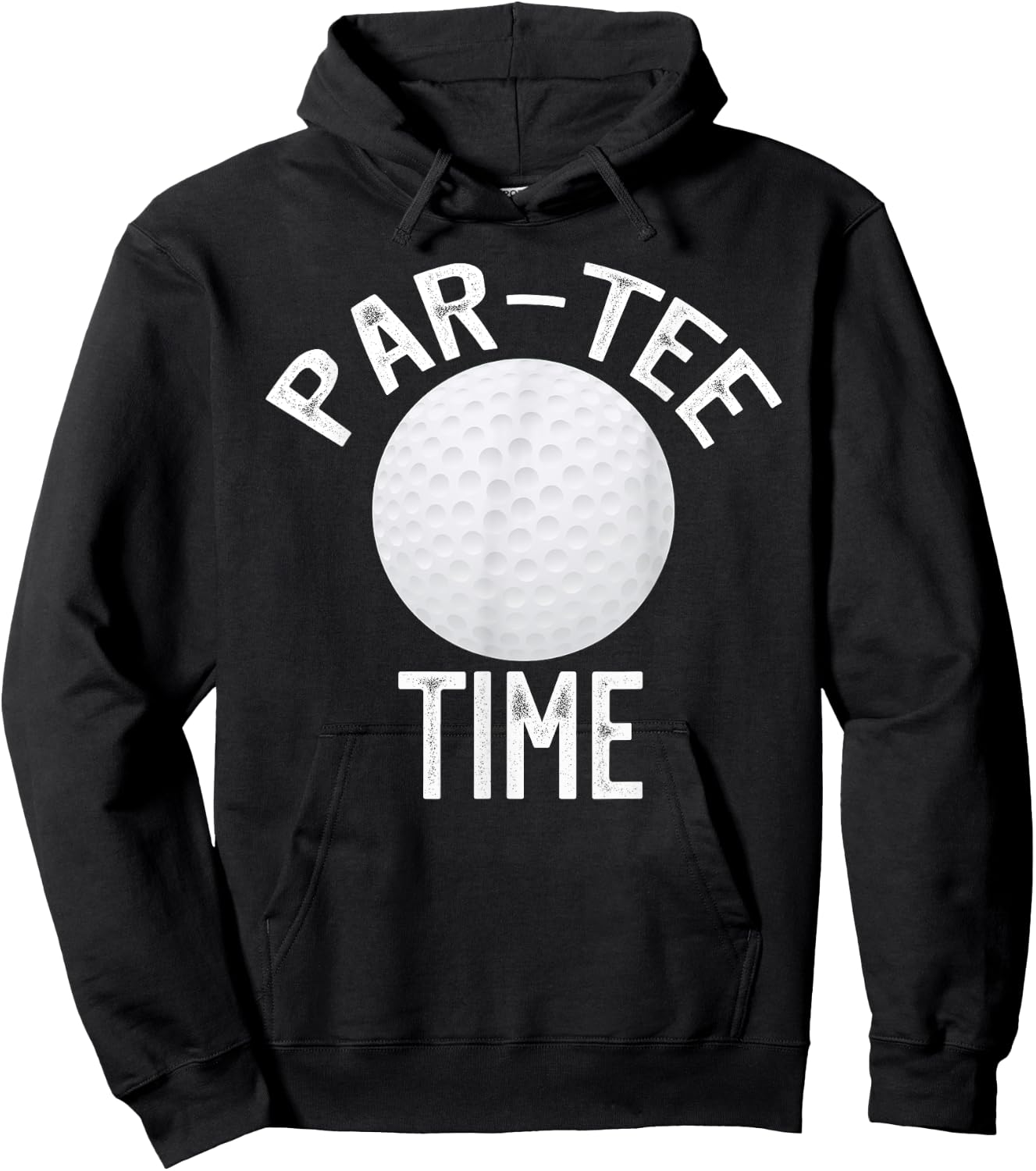 Par- Time Funny Golf Hoodie - Hoodie | Black