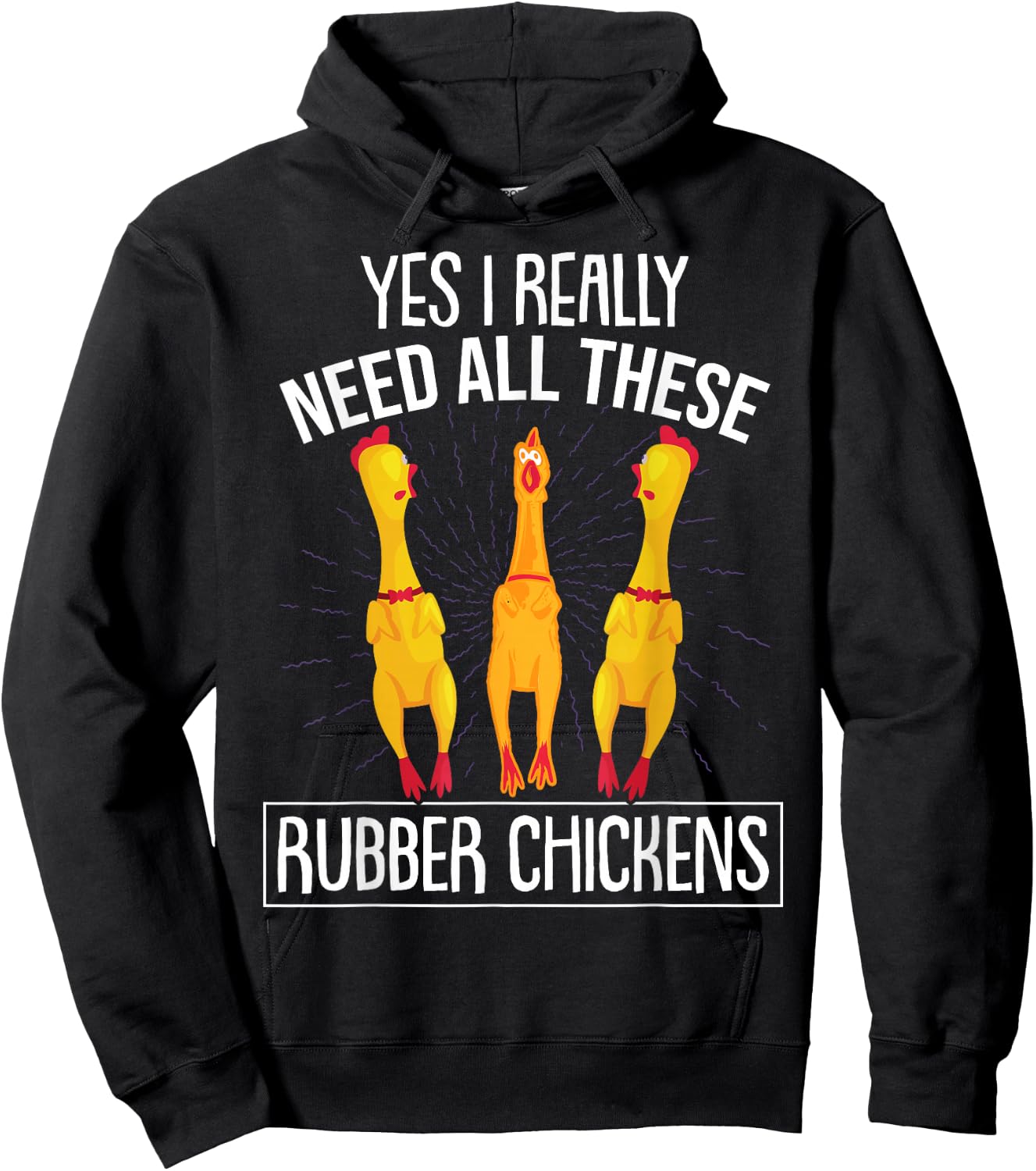 Rubber Chicken Hoodie - Hoodie | Black
