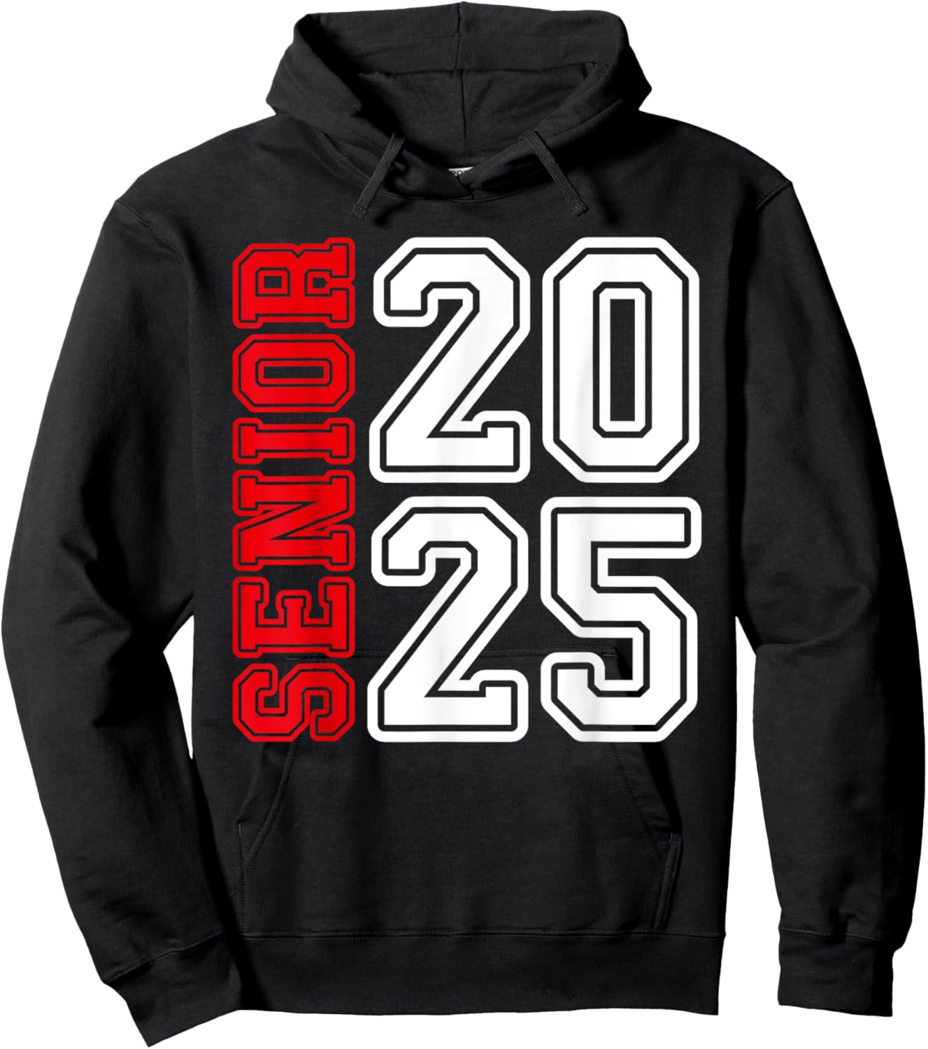 Senior 2025 Class Of 2025 First Day Of School Hoodie - Hoodie | Black