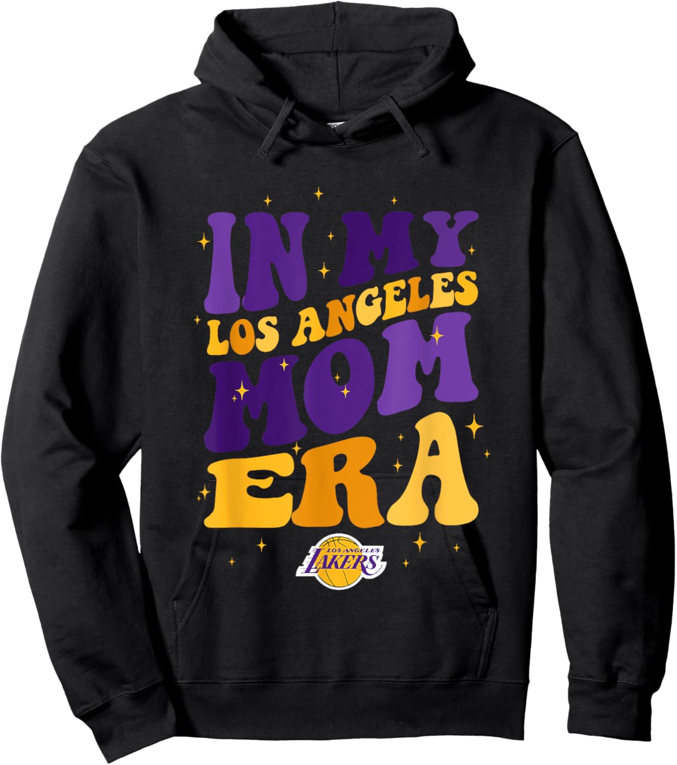 NBA Los Angeles Lakers In My Los Angeles Mom Era Hoodie - Hoodie | Black