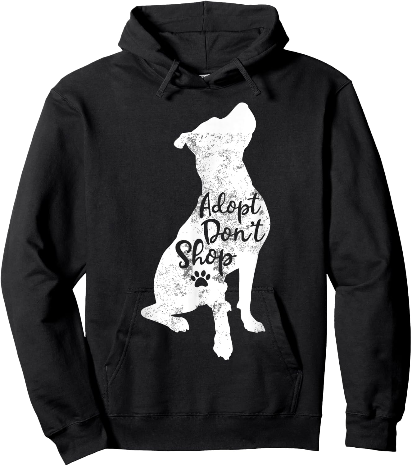 Adopt Don't Shop Rescue Pitbull Dog Breed Pit Bull Mom Women Kids Hoodie - Hoodie | Black