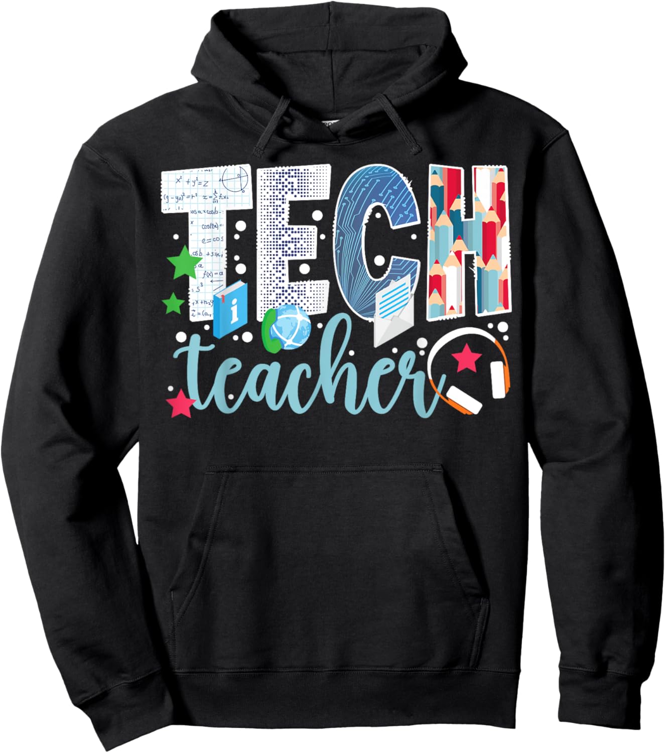 Tech Teacher Technology Teacher Technology Teaching Men Women Hoodie - Hoodie | Black