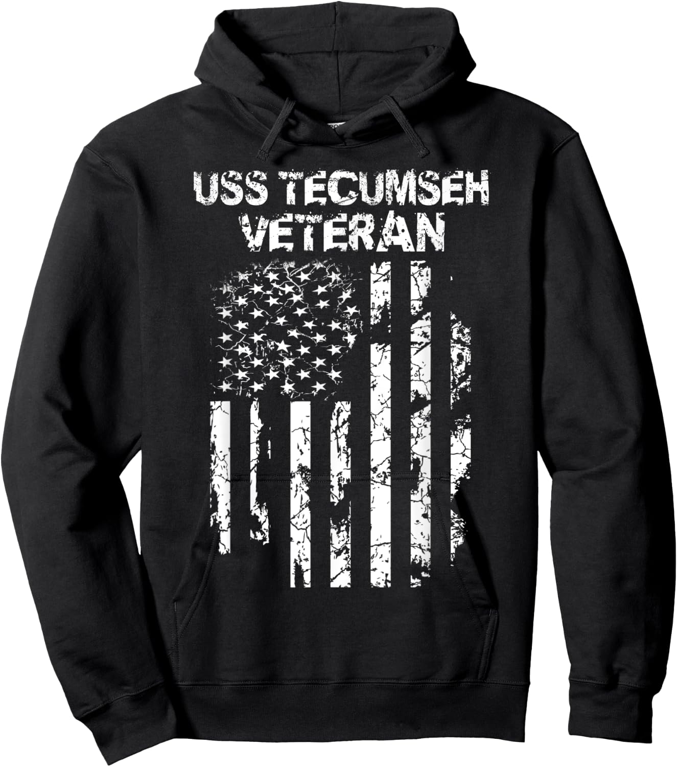 USS Tecumseh Veteran Hoodie - Hoodie | Black
