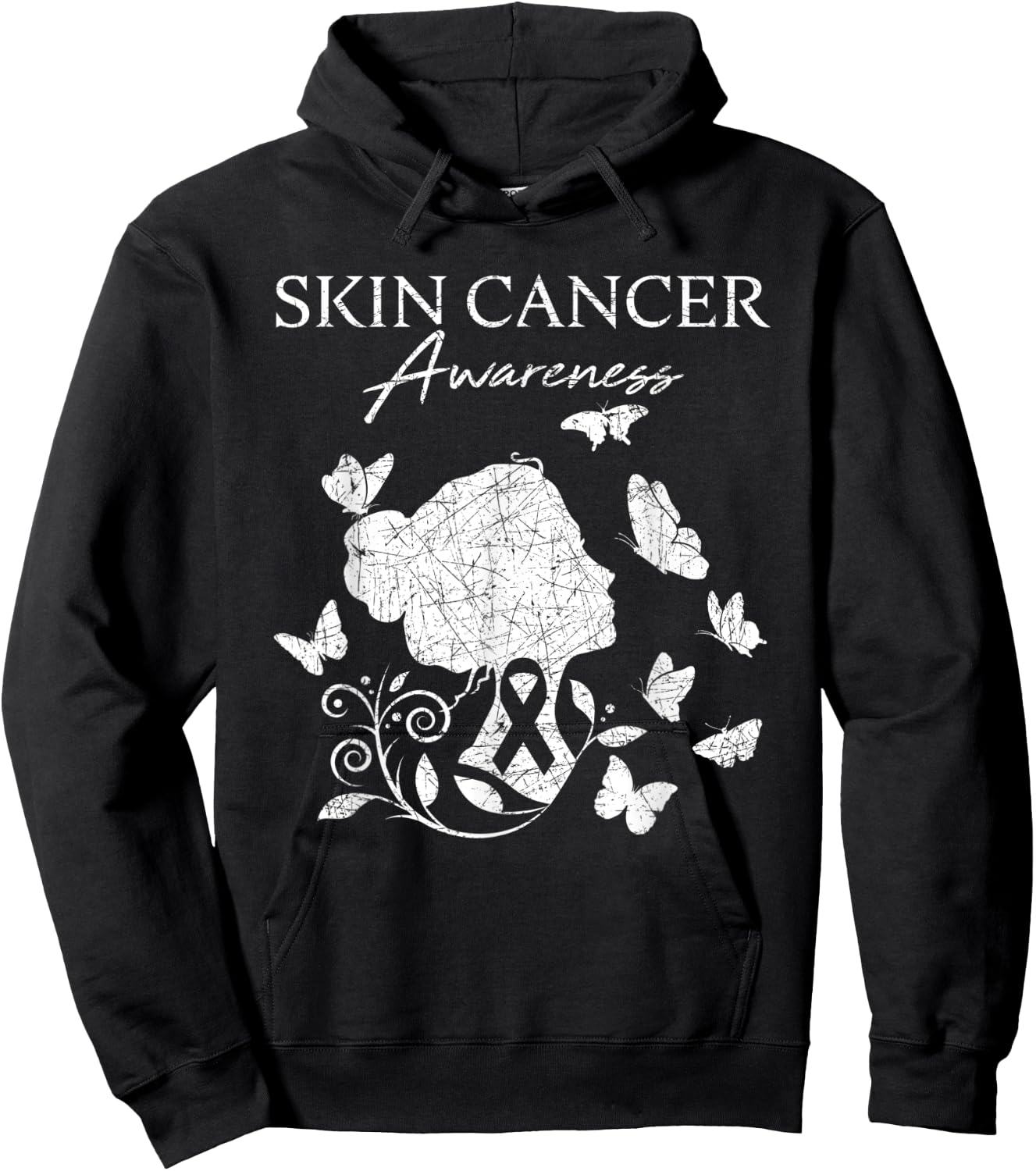 Skin Cancer Awareness Hoodie - Hoodie | Black