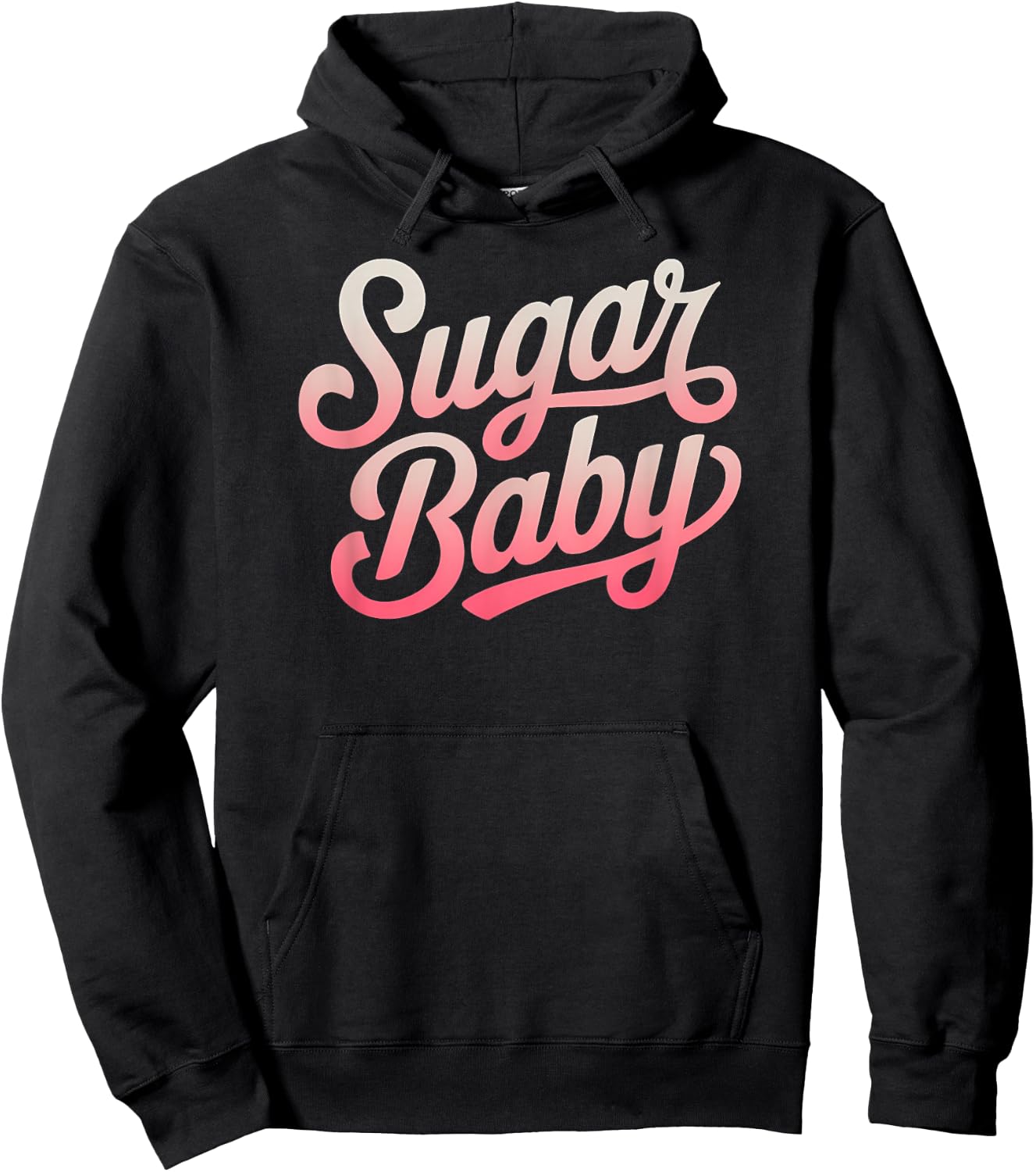 Sugar Baby Cute Fun Flirty Hoodie - Hoodie | Black