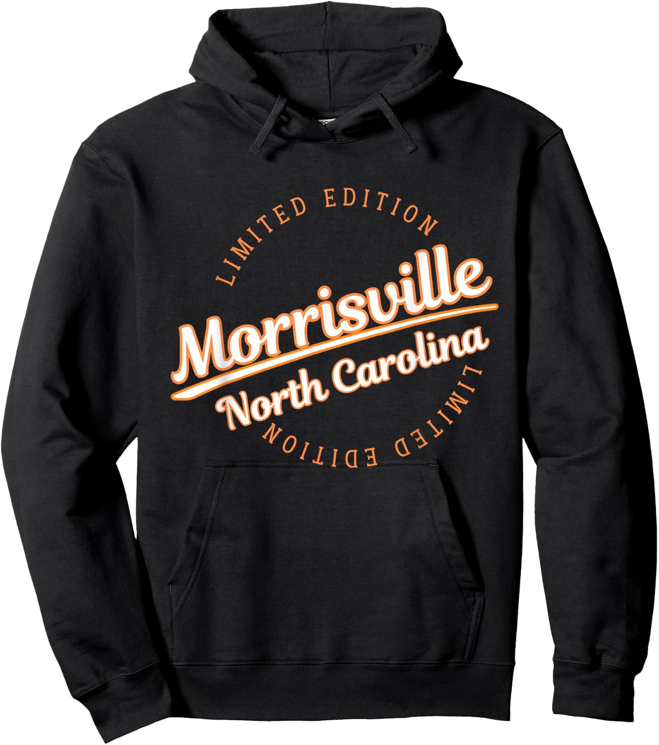 Retro Athletic Morrisville NC Apparel Hoodie - Hoodie | Black