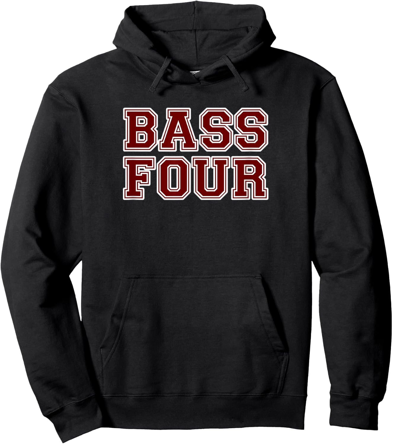 Drumline Bass Four - Bass Drum 4 Band Camp BFND Drum Line Hoodie - Hoodie | Black
