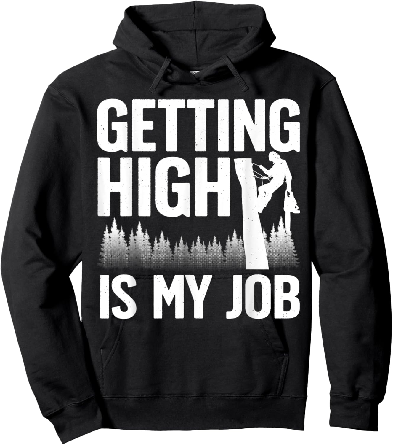 Cute Lumberjack Women Logger Wood Logging Arborist Hoodie - Hoodie | Black