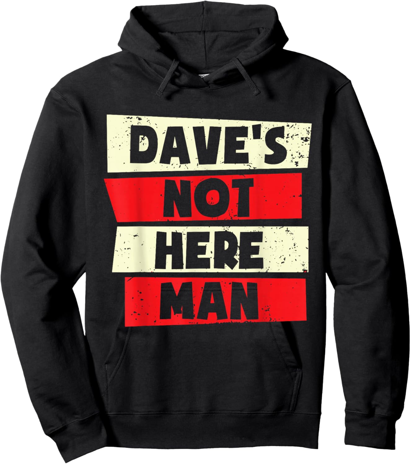 Funny Dave Forename Hoodie - Hoodie | Black