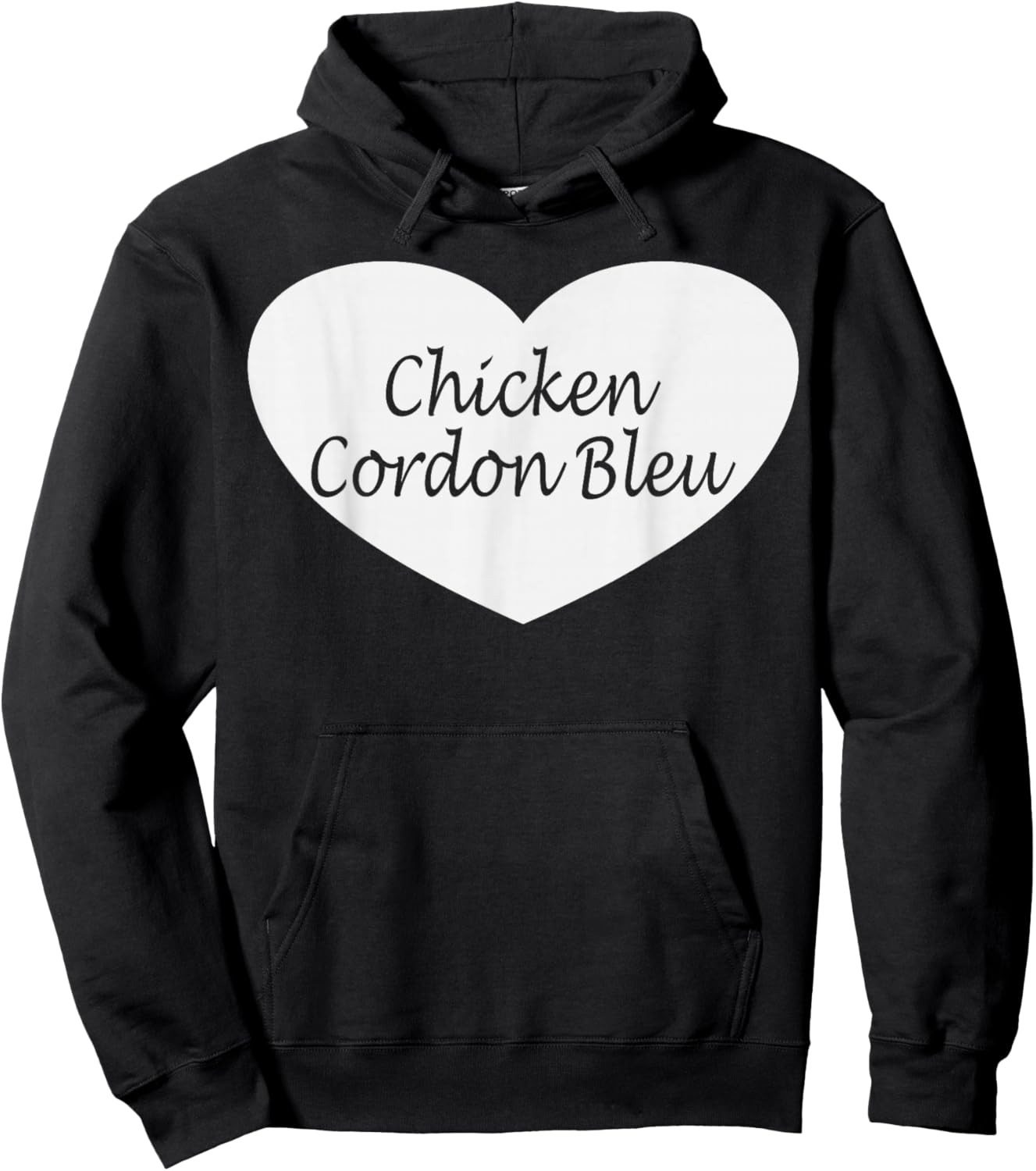 Chicken Cordon Bleu Apparel | Funny Chicken Lovers Design Hoodie - Hoodie | Black