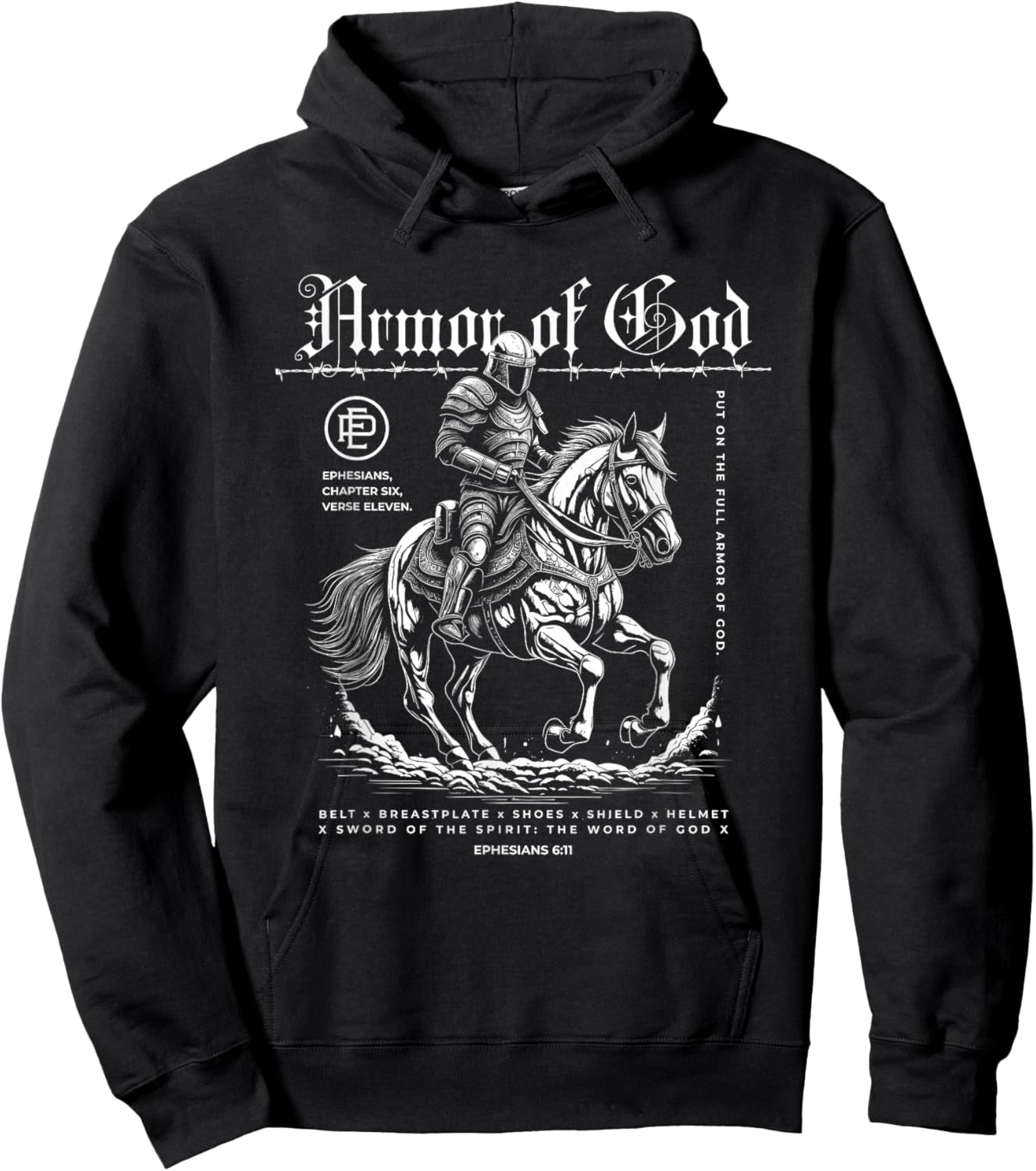 Armor of God Hoodie - Hoodie | Black