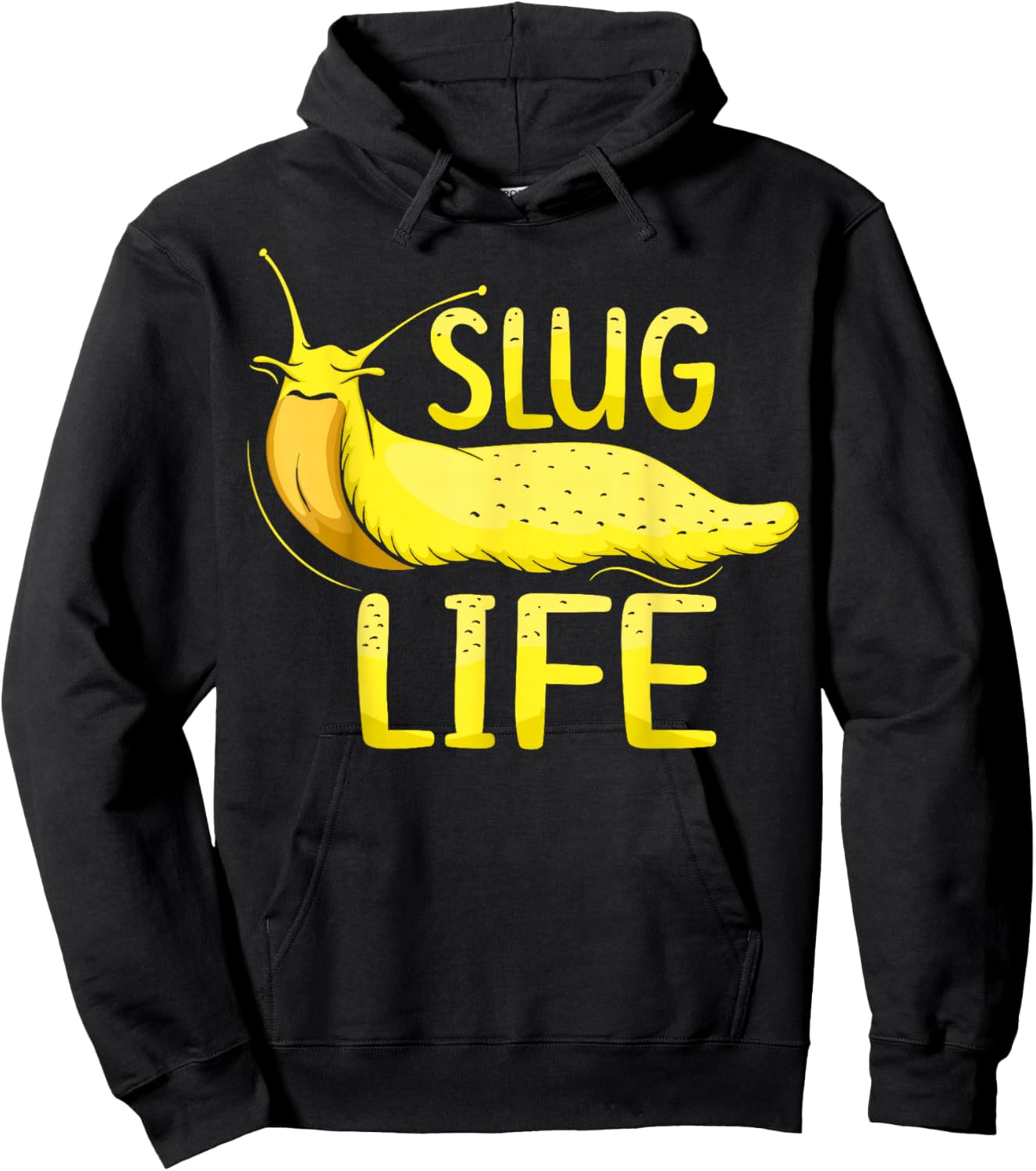 Slug Life Design for a Banana slug Lover Hoodie - Hoodie | Black