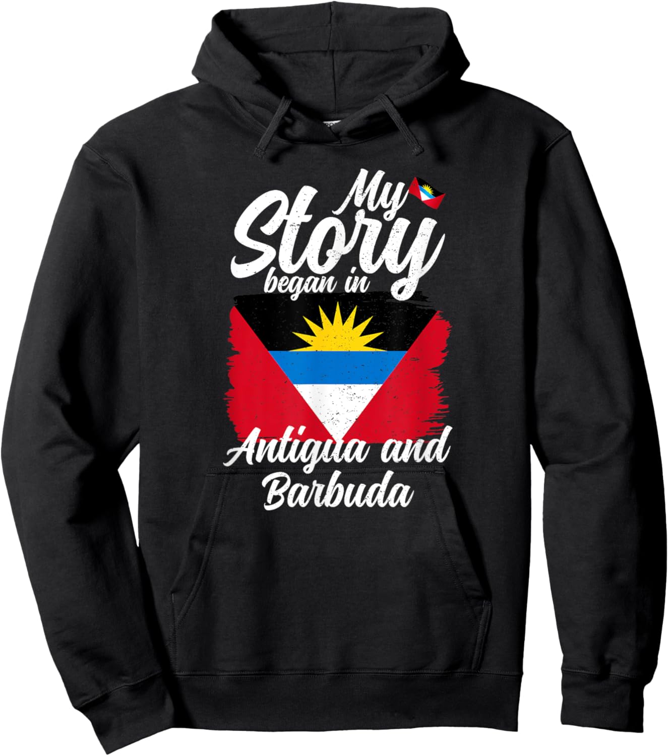 Antigua and Barbuda Hoodie - Hoodie | Black