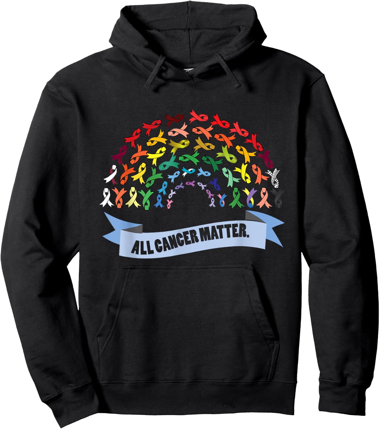 All Cancer Matters Awareness Saying I World Cancer Day Hoodie - Hoodie | Black