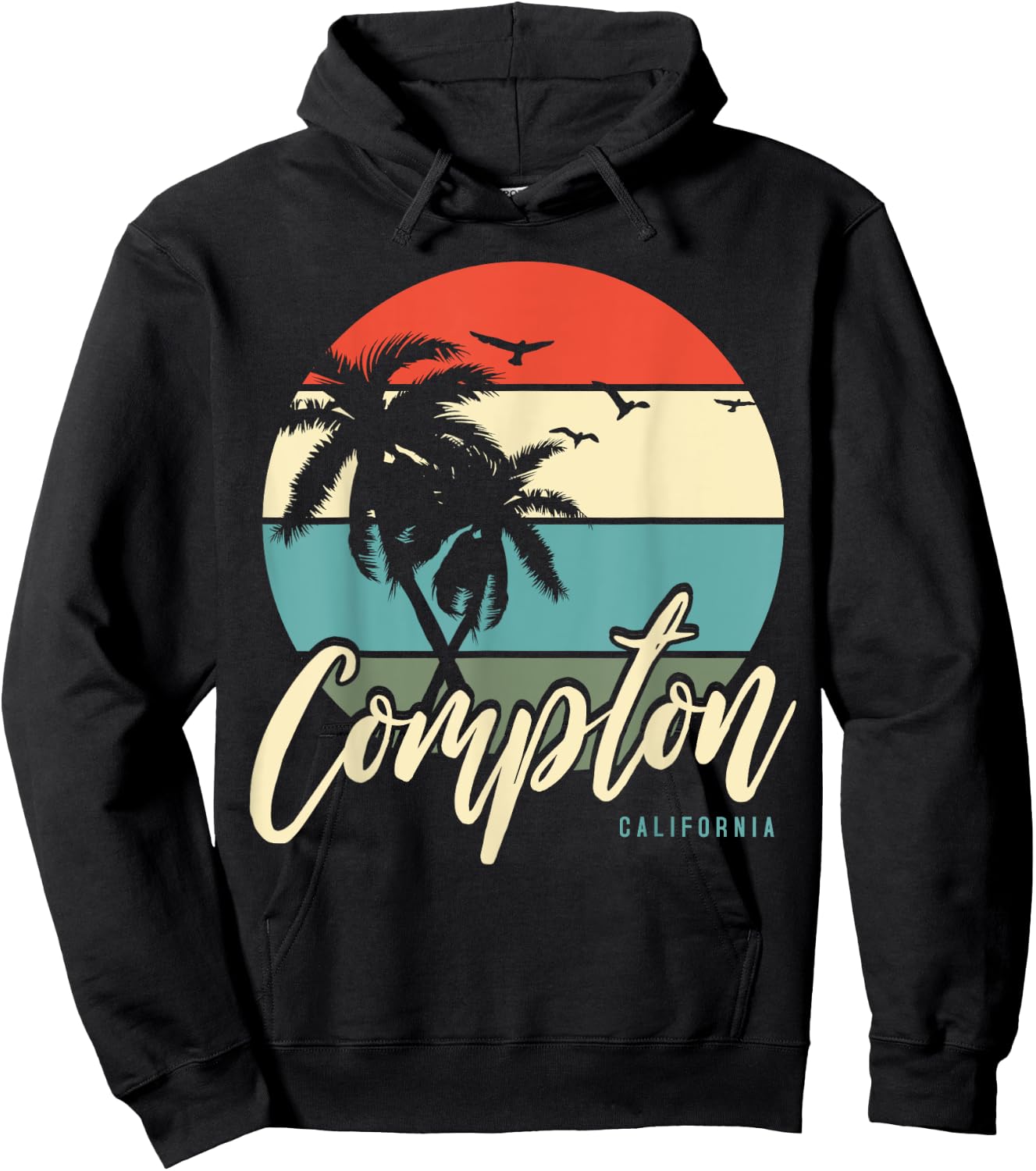 Compton California Hoodie - Hoodie | Black