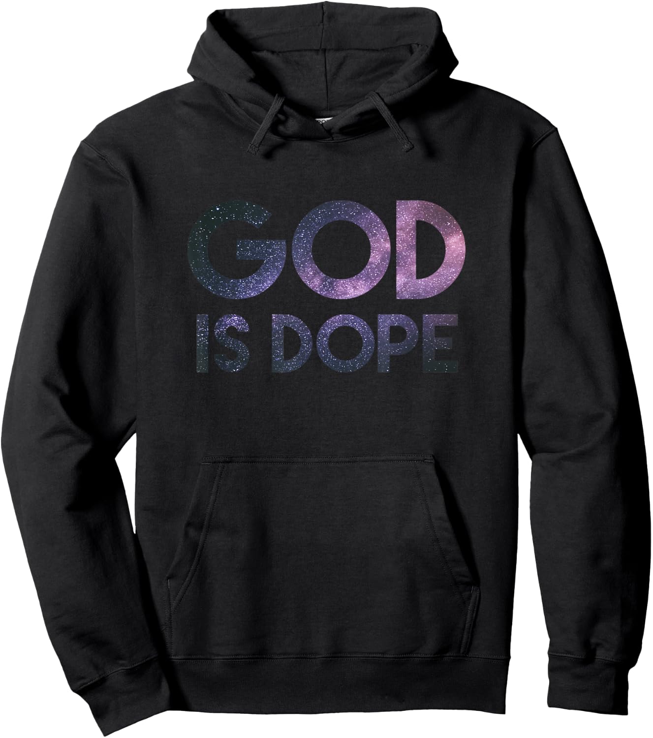 God Is Dope Christian Space Galaxy, Faith Easter 2023 Hoodie - Hoodie | Black