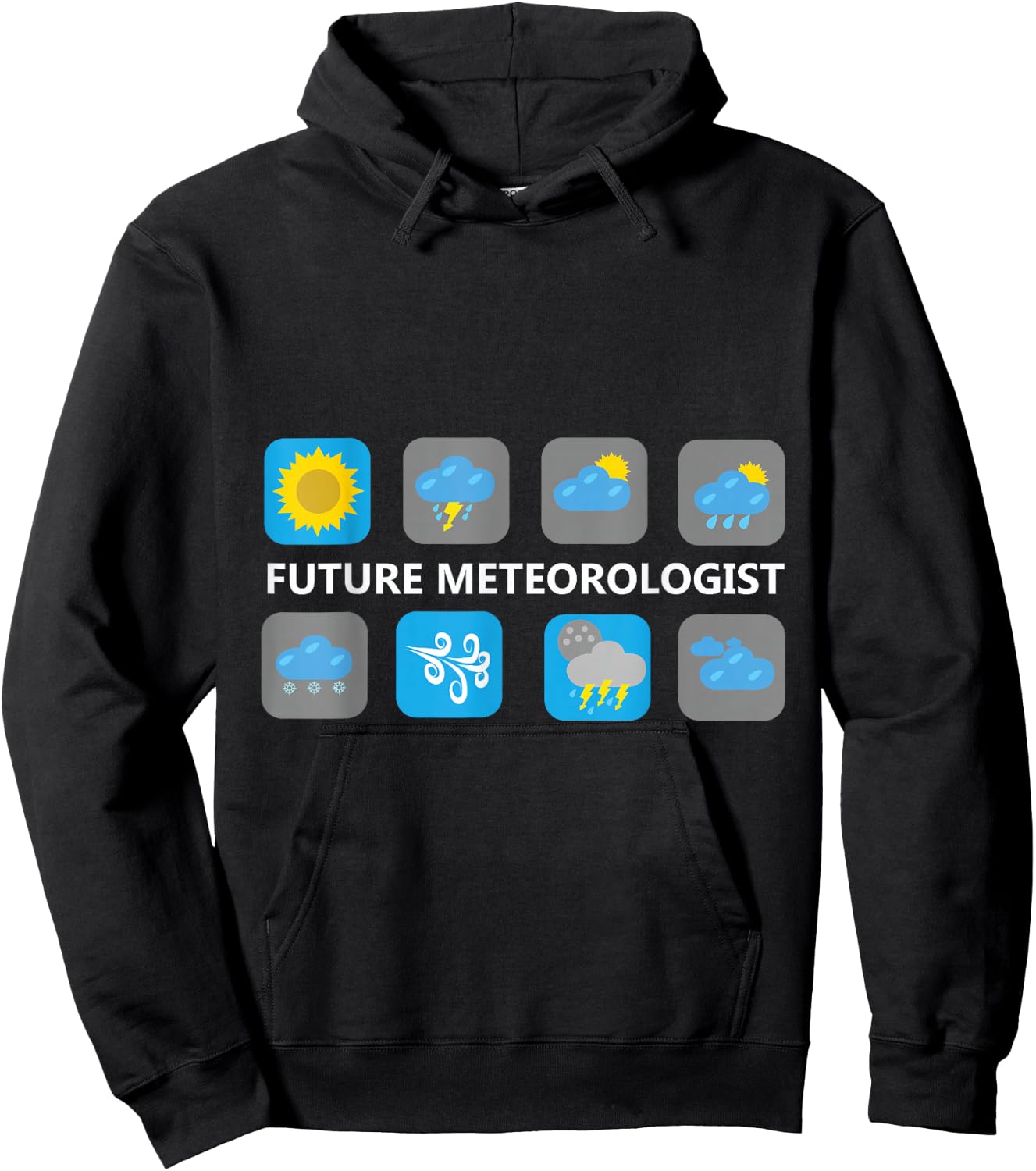 Weather Icon Future Meteorologist Hoodie - Hoodie | Black