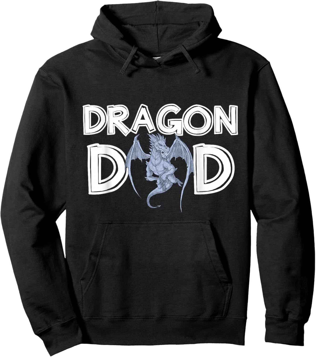 Dragon Dad Daddy Father's Day Gift Dragon Hoodie - Hoodie | Black