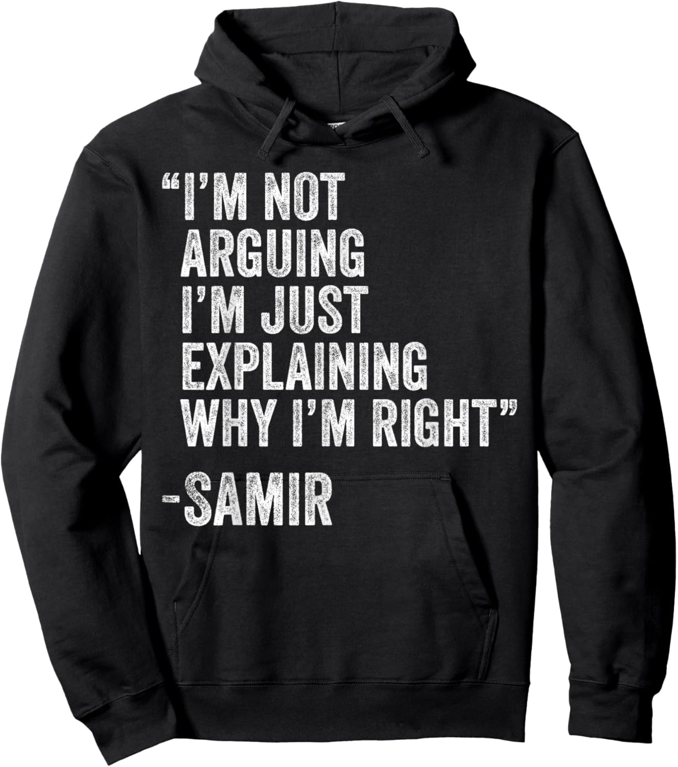 Samir Quote Funny Birthday Custom Name Idea Engineer Hoodie - Hoodie | Black