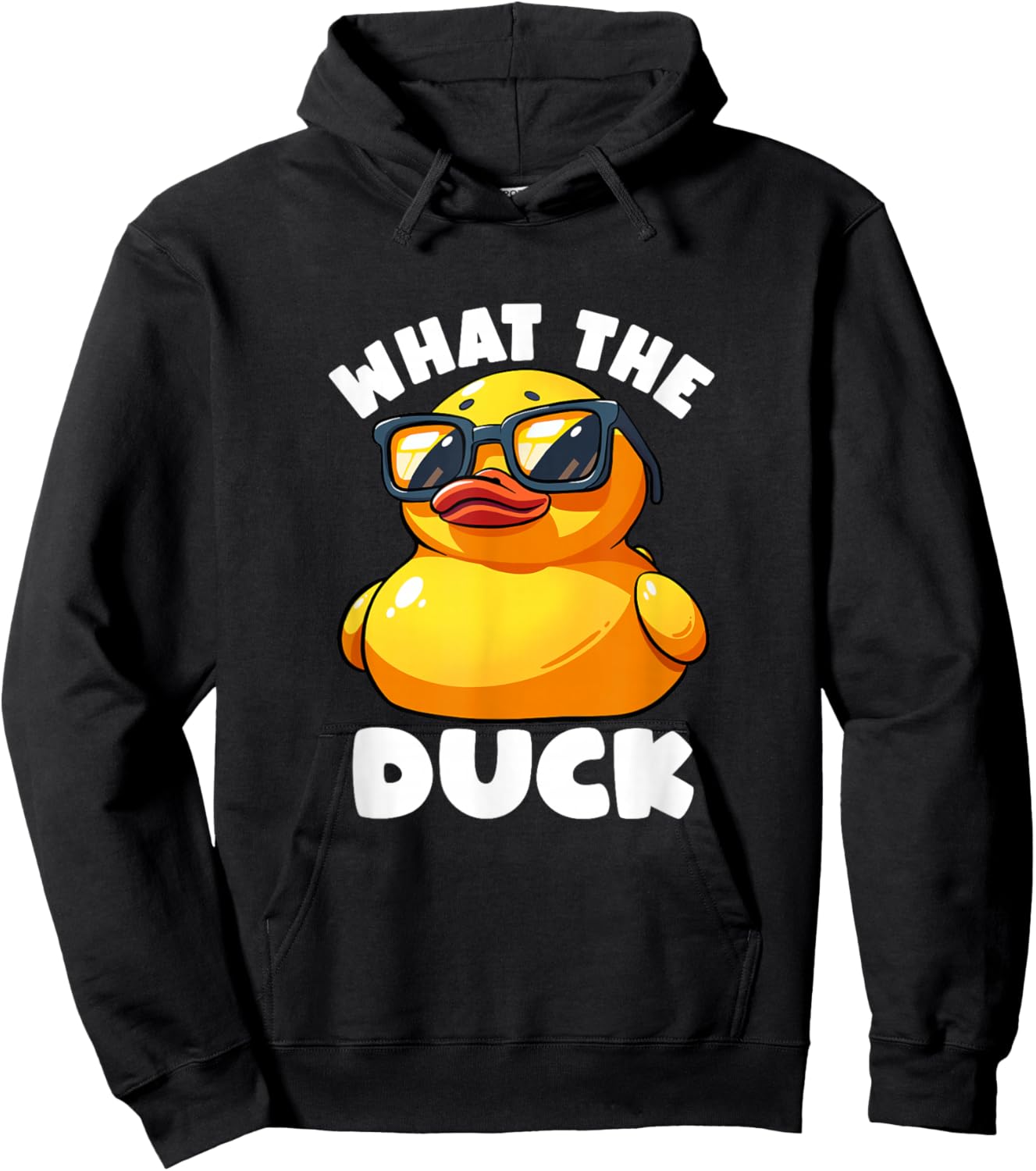 What The Duck Owner I Love Ducks Lover Funny Rubber Duck Hoodie - Hoodie | Black