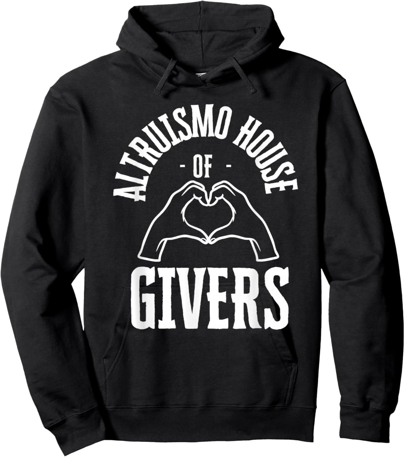 ALTRUISMO House of Givers, RCA Givers School Spirit, Black Hoodie - Hoodie | Black