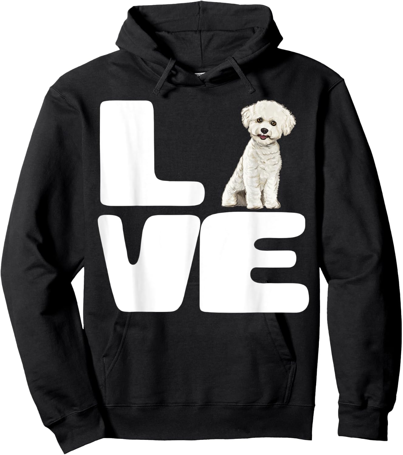 Love My Bichons Frise Dog Lover Gift Women Hoodie - Hoodie | Black