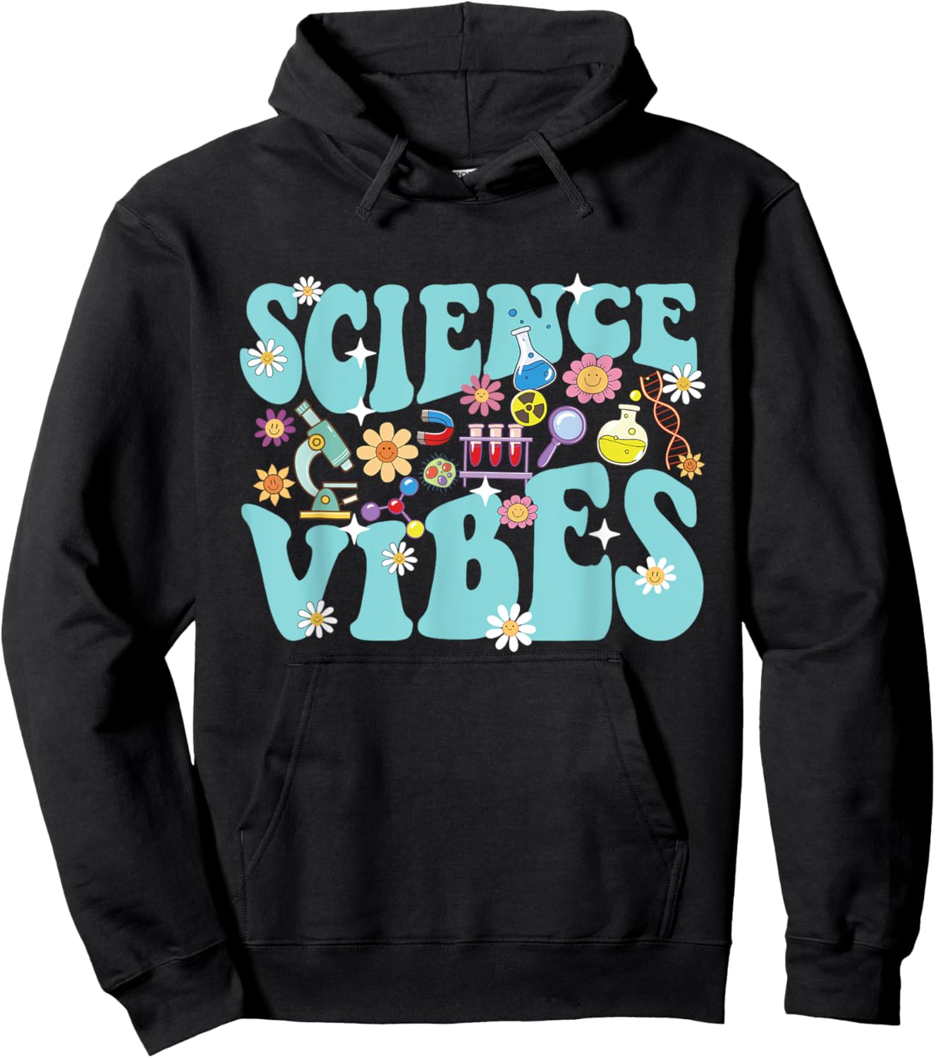 Science Vibes - Biology Lover Science Fan Biologist Hoodie - Hoodie | Black