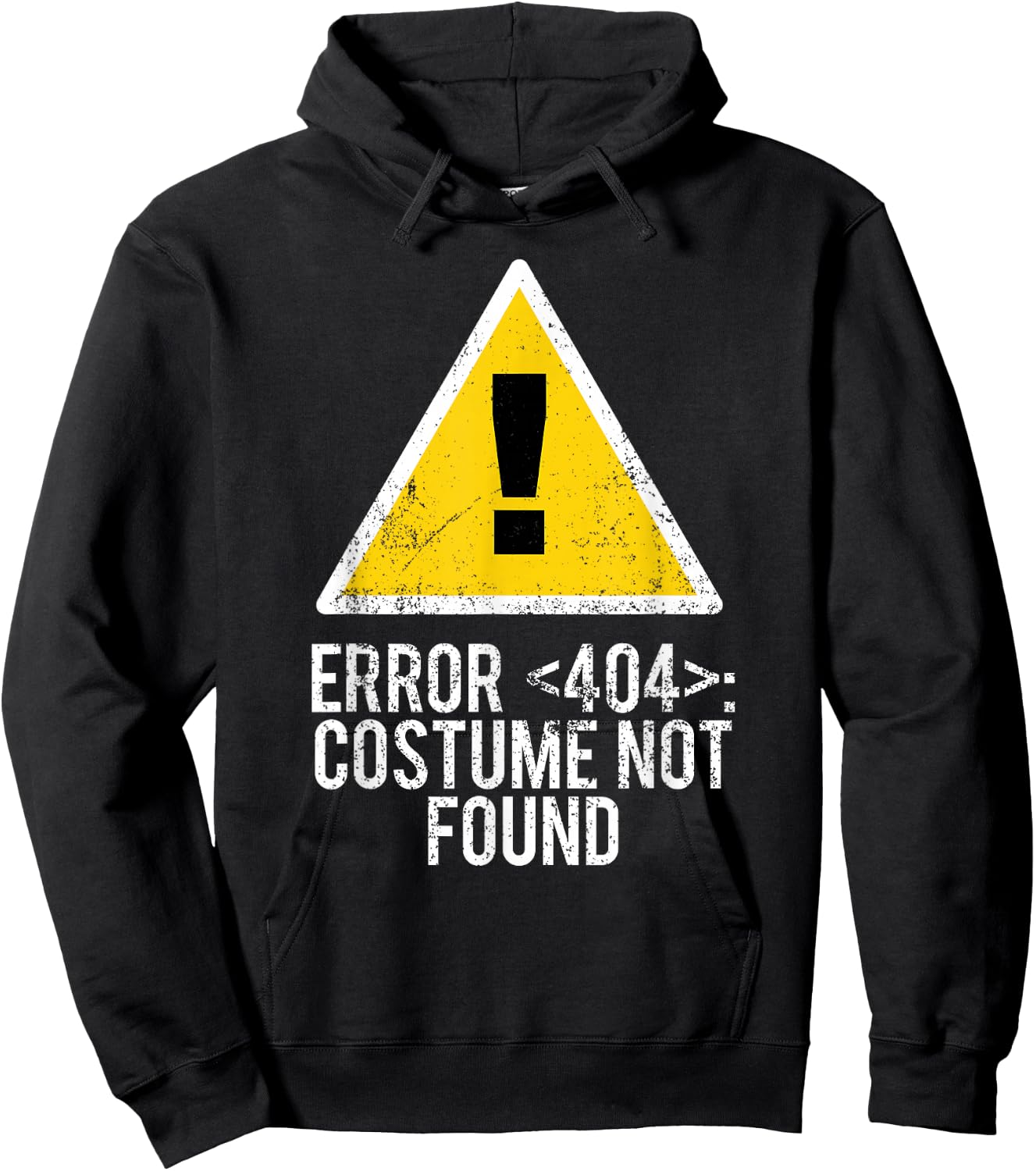 Halloween Error 404 Costume Not Found Error 404 Hoodie - Hoodie | Black