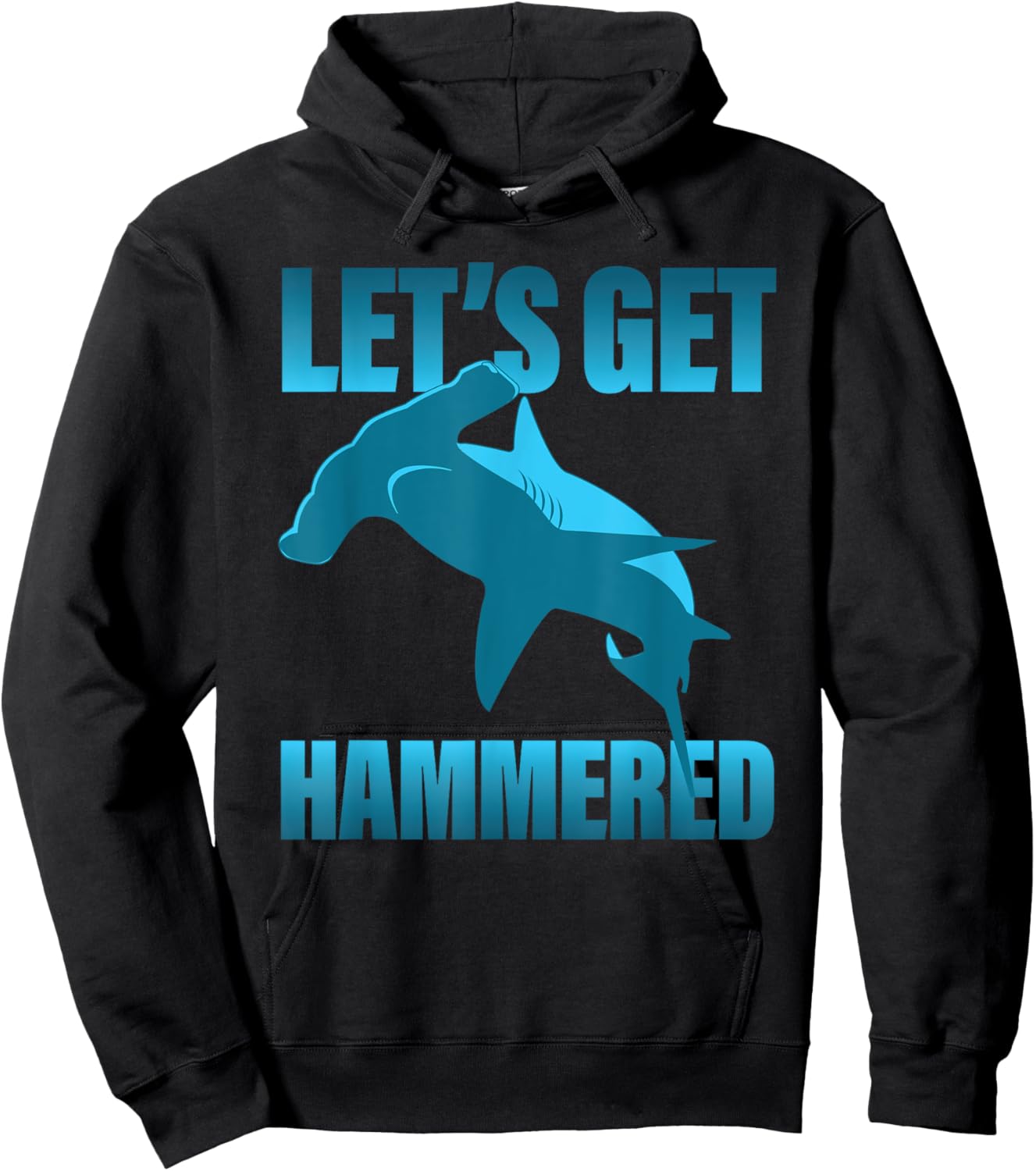 Funny Deep Sea Diving - Boat Dive Hammerhead Shark Hoodie - Hoodie | Black