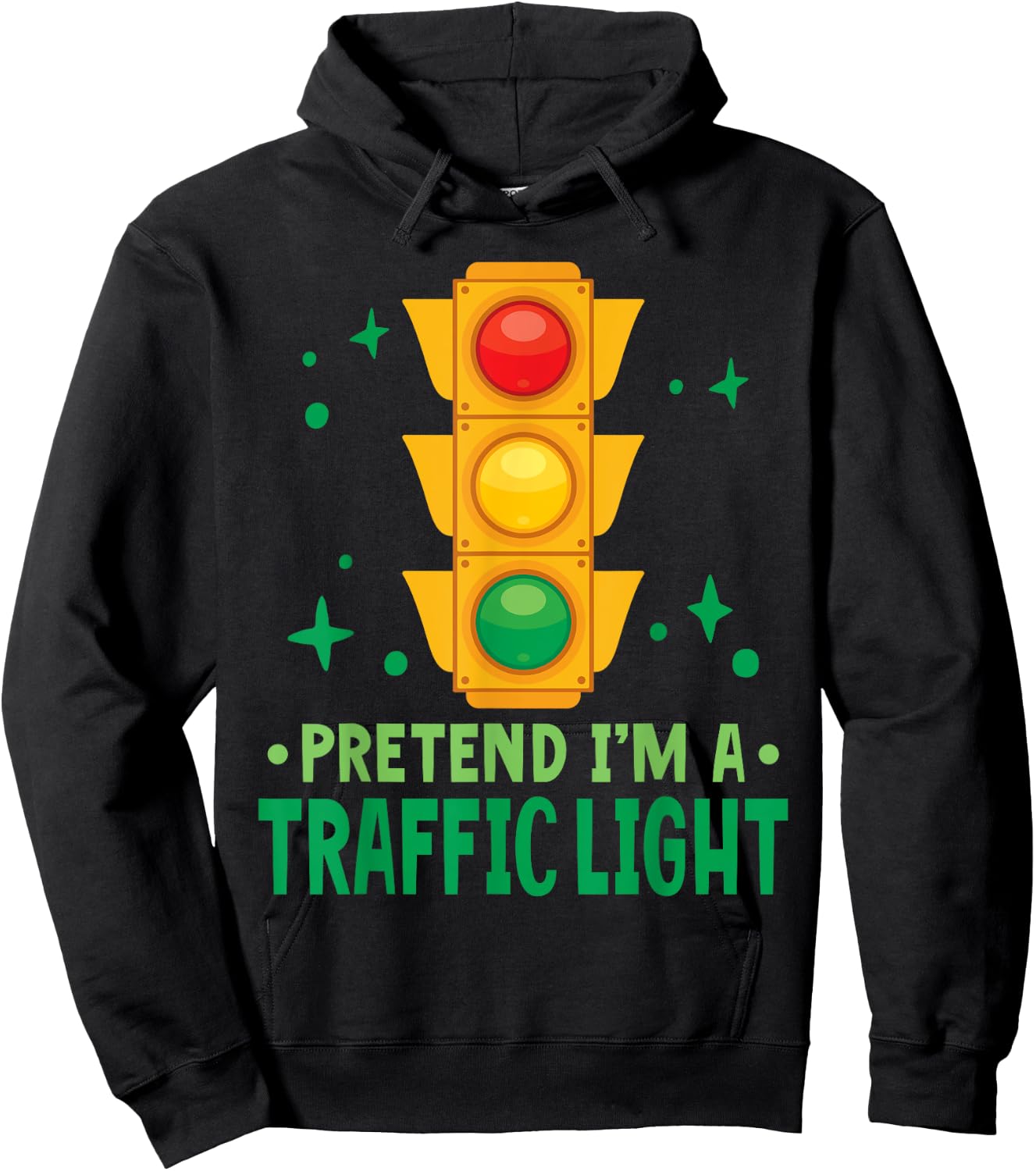 Traffic Lights Halloween Pretend I'm A Traffic Light Hoodie - Hoodie | Black