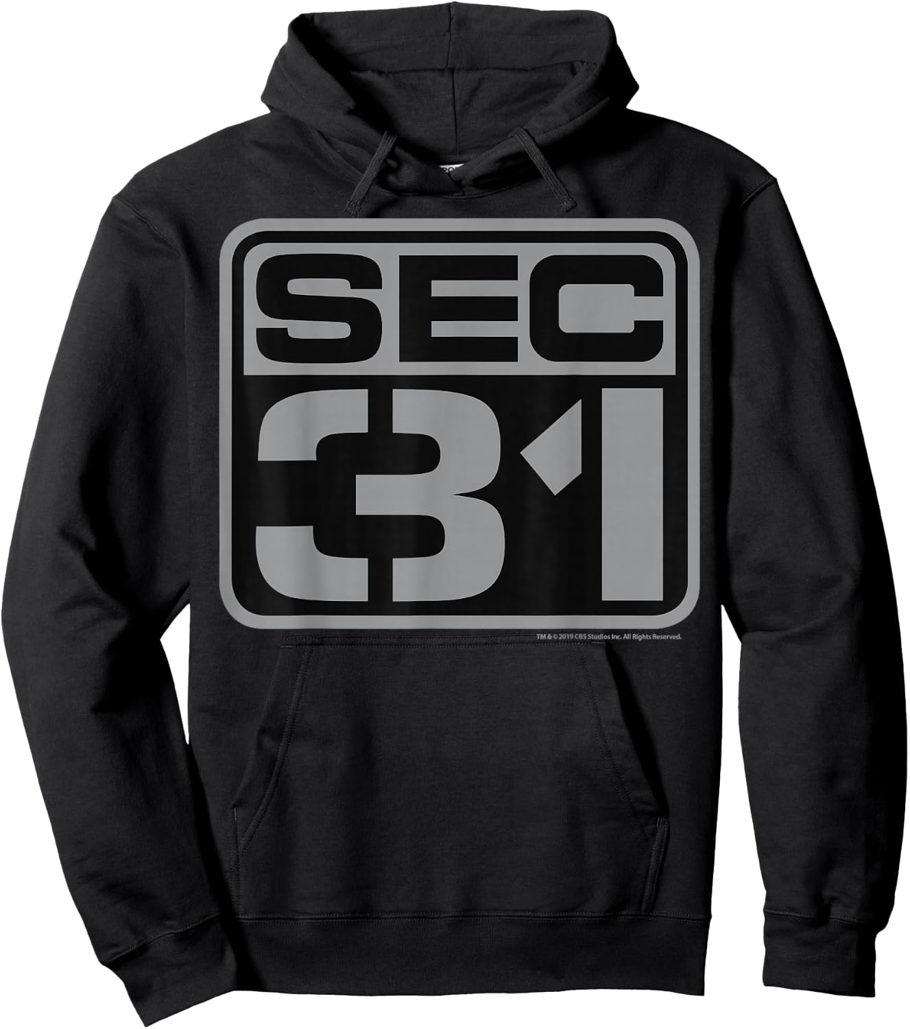 Star Trek Discovery Section 31 Badge Hoodie - Hoodie | Black
